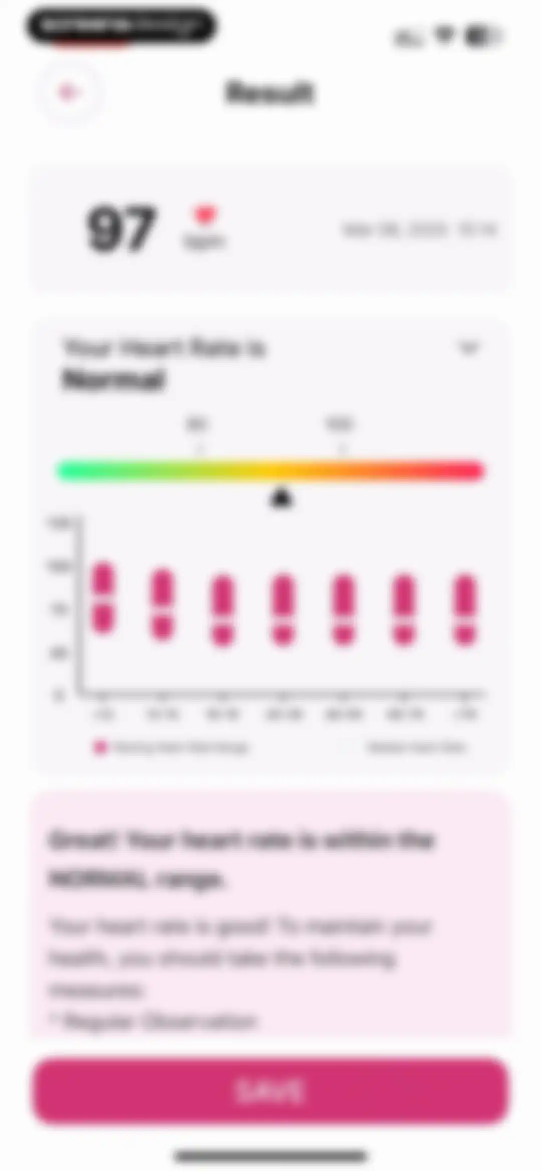 Blood Pressure-Monitor Tracker screen 95