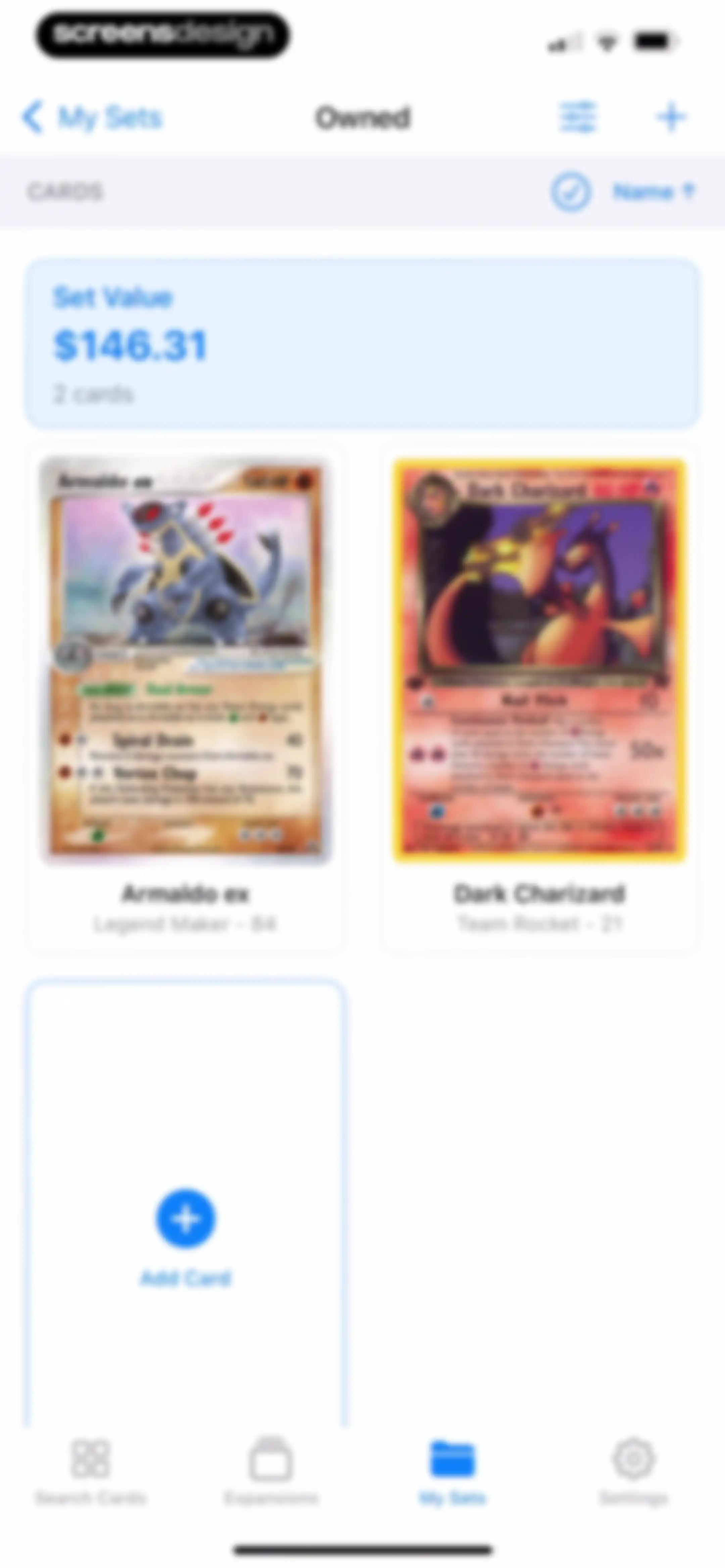 TCG Scanner Card - Pokechart screen 47