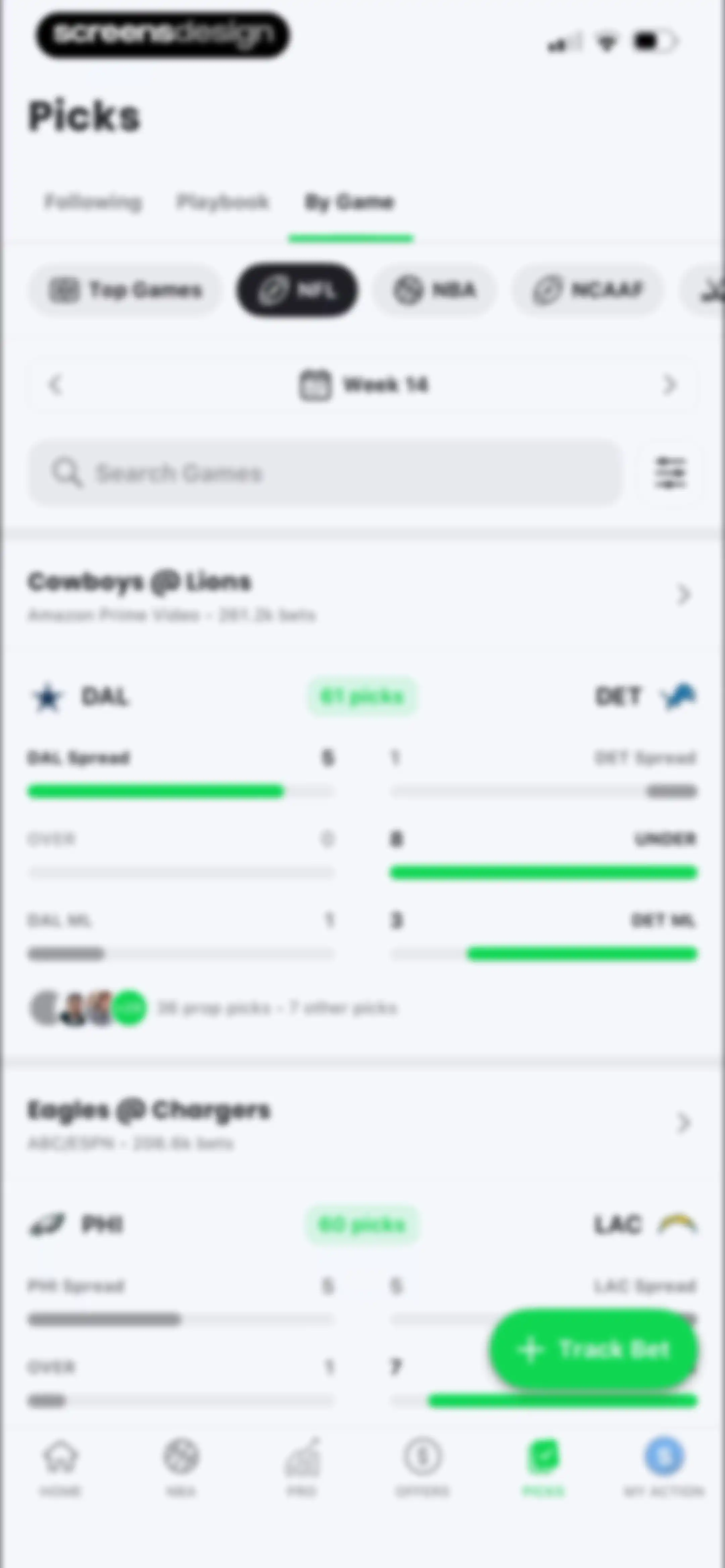 Action Network: Sports Betting screen 158