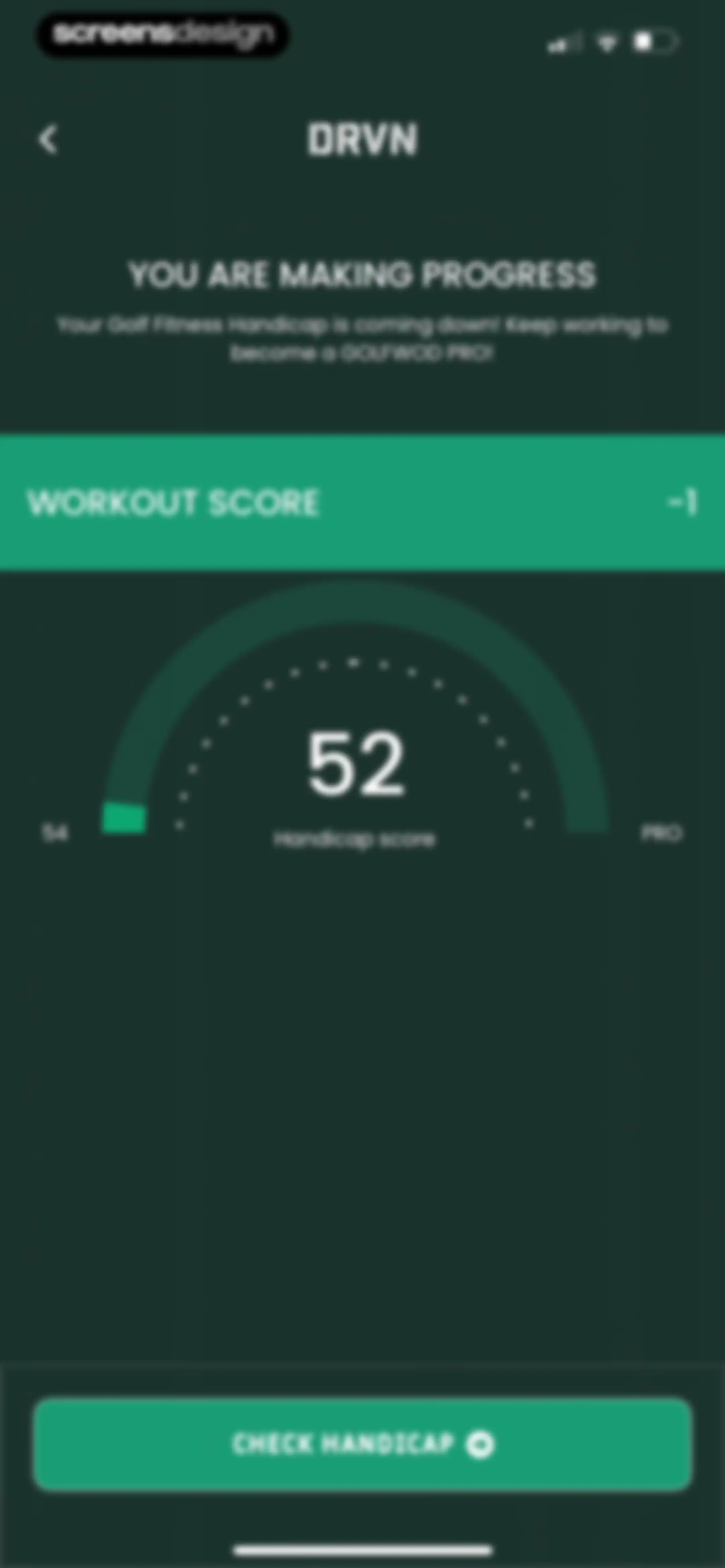 DRVN - Golf & Gym Workouts screen 88
