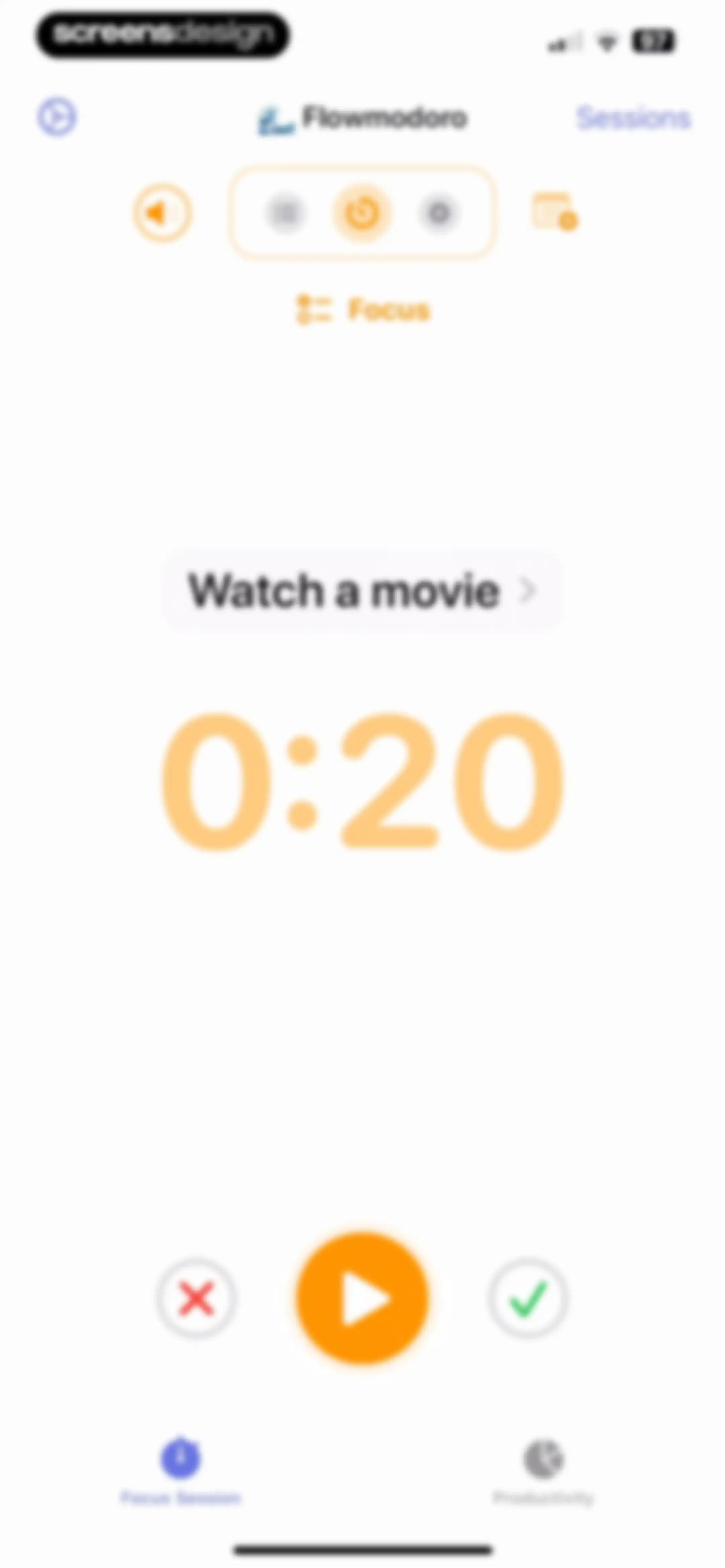Focused Work - Pomodoro Timer screen 101