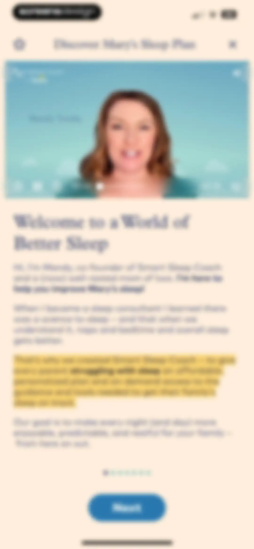 Smart Sleep Coach by Pampers™ screen 45