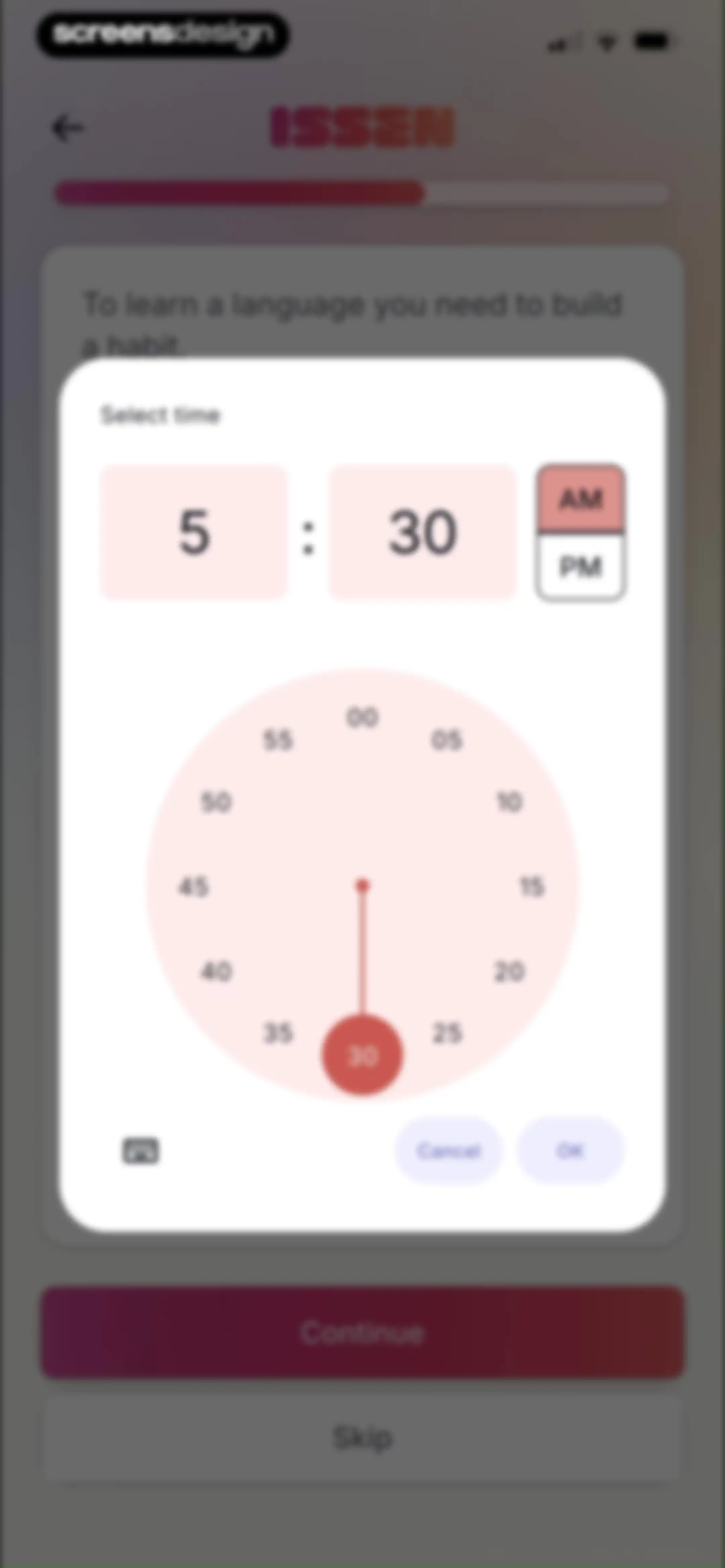 ISSEN - Voice Tutor screen 9