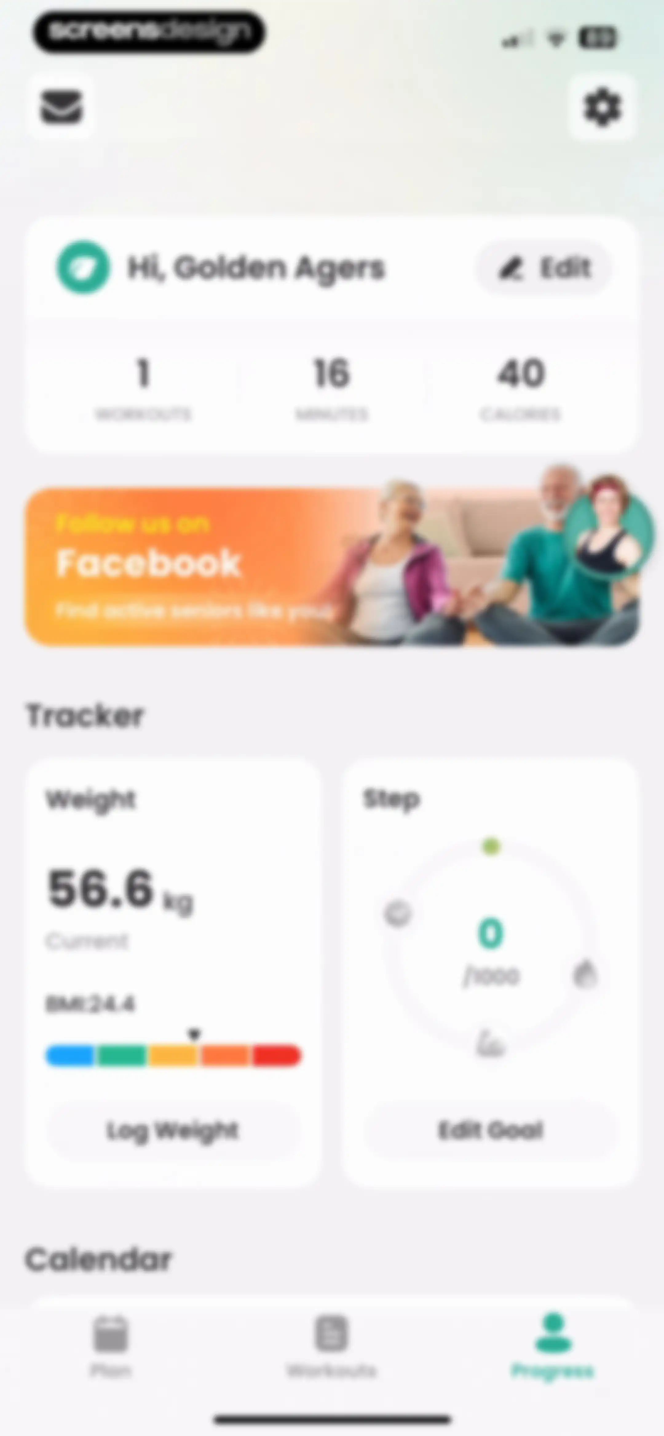 Workout for Seniors: SeniorFit screen 129