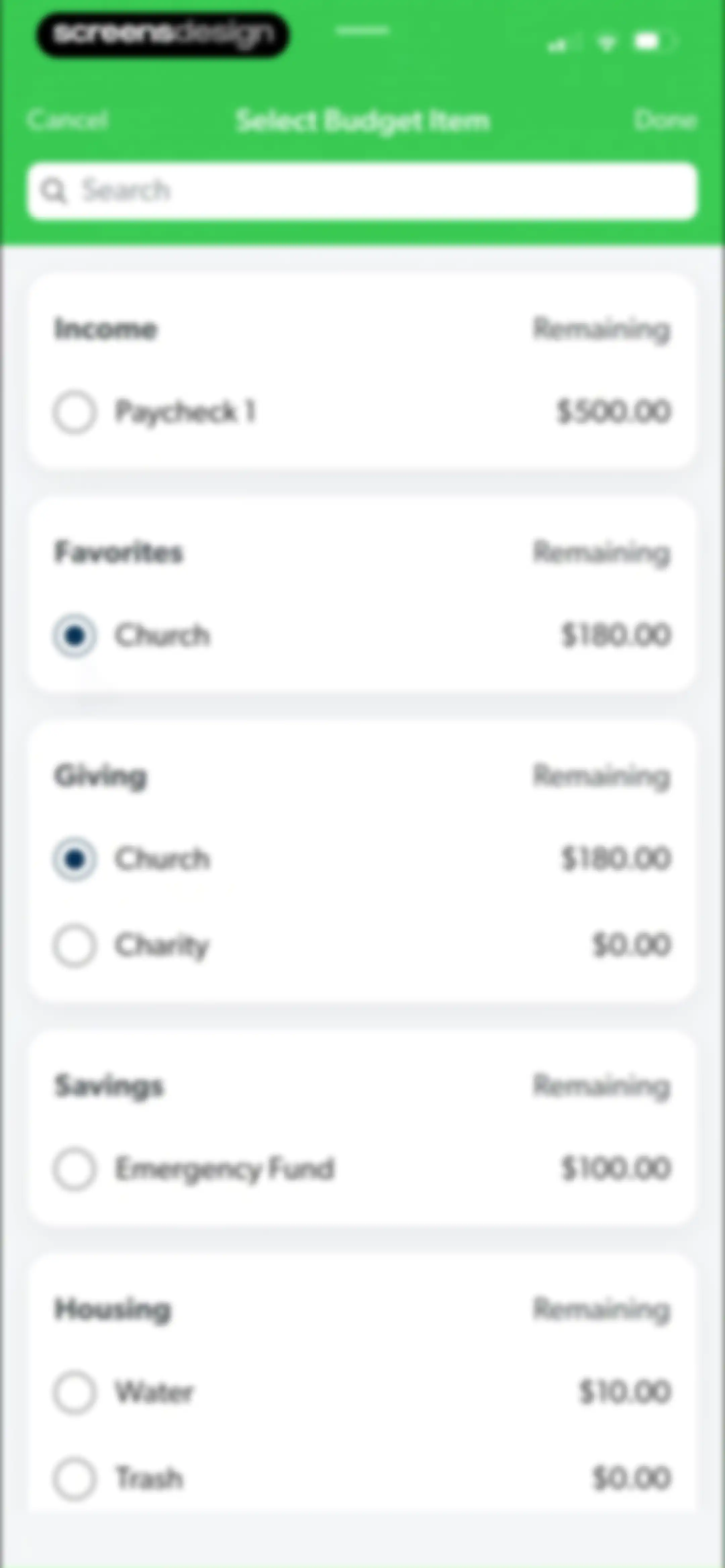EveryDollar: Budget Management screen 80