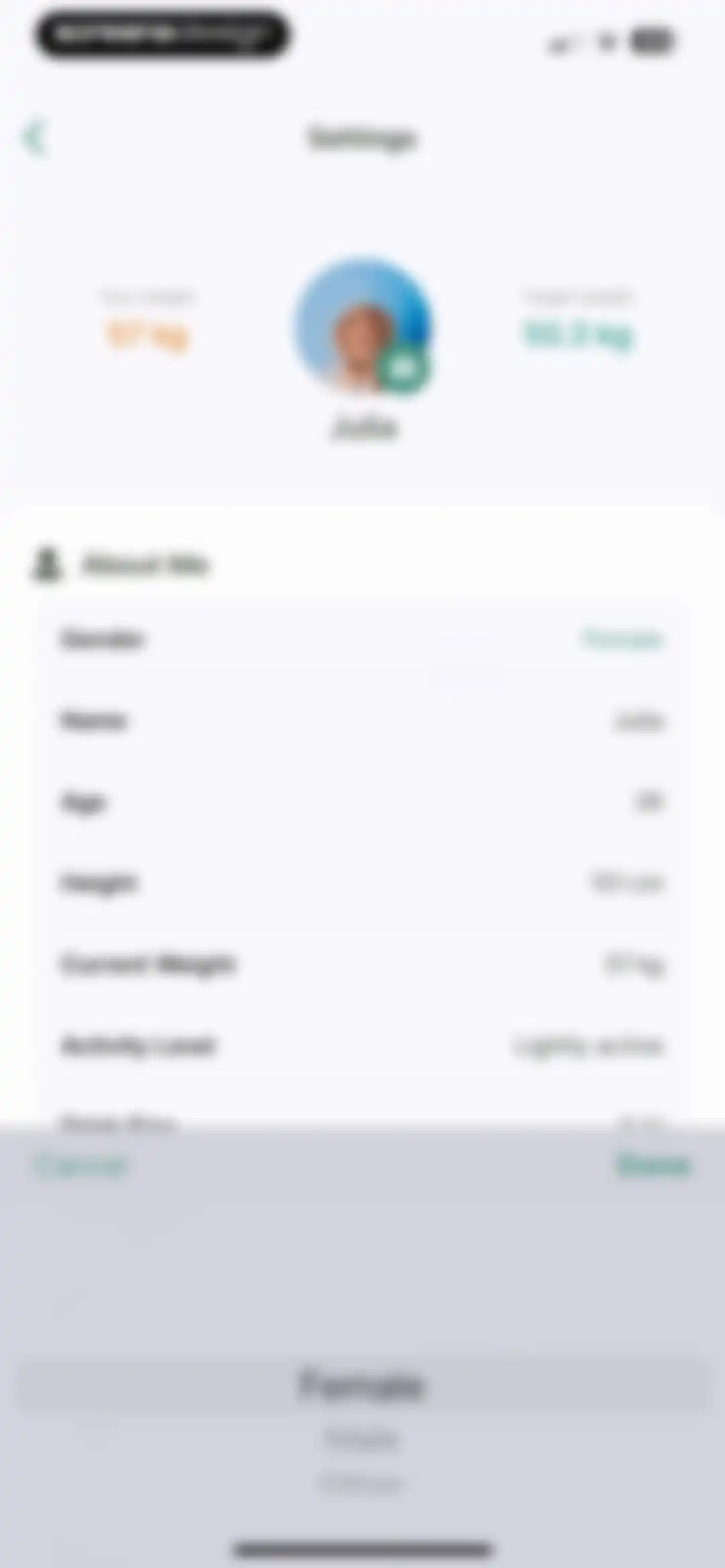 ‎Calorie Counter: Food Tracker screen 107