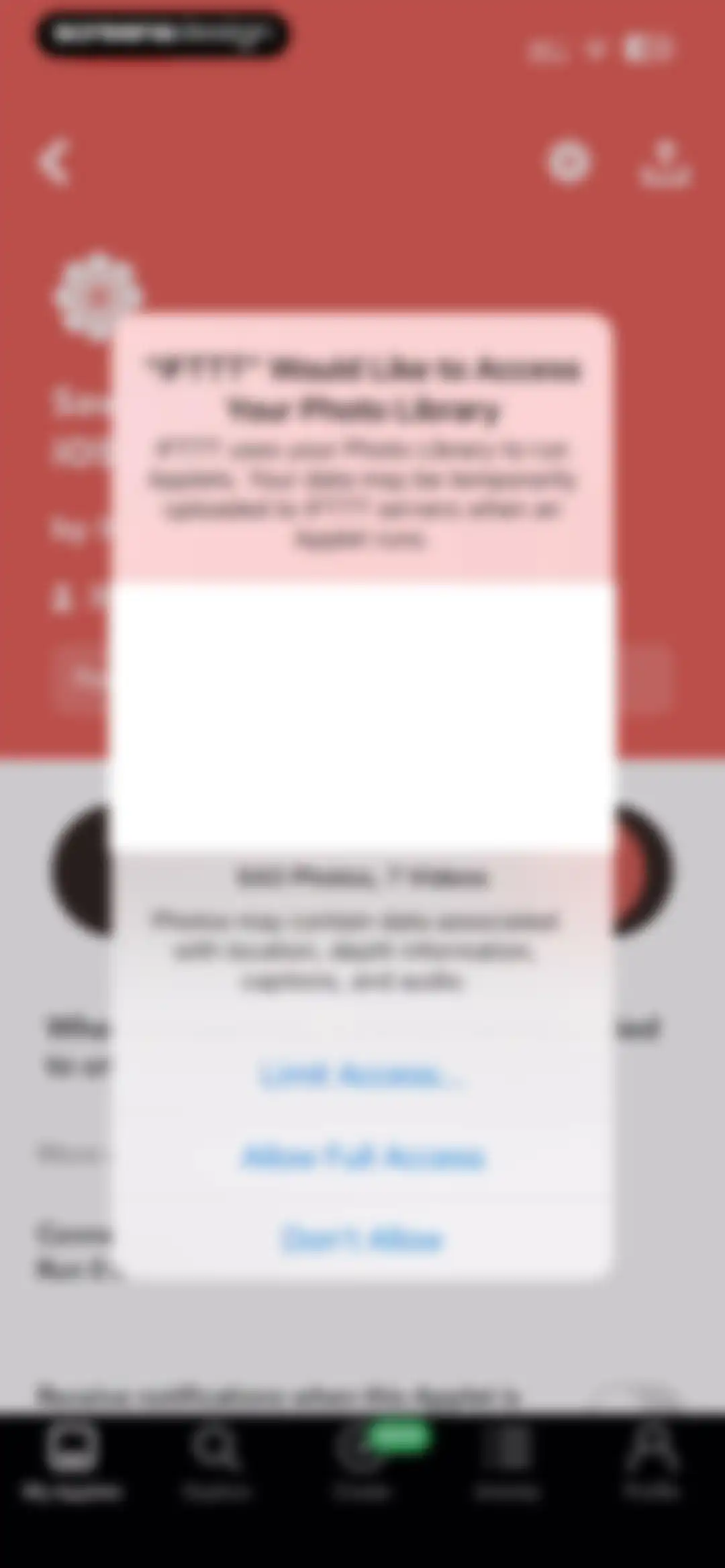 IFTTT - Automate work and home screen 13