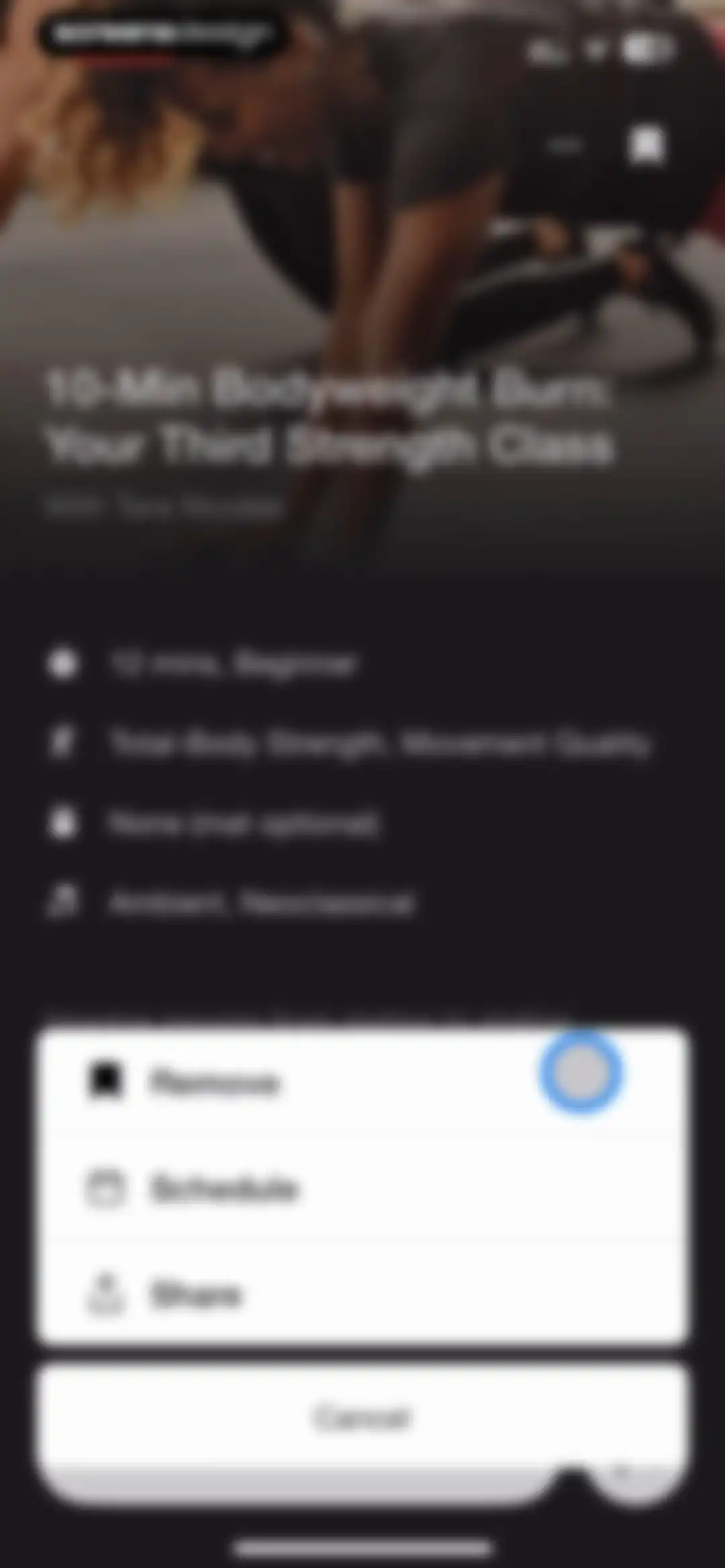 Nike Training Club screen 17