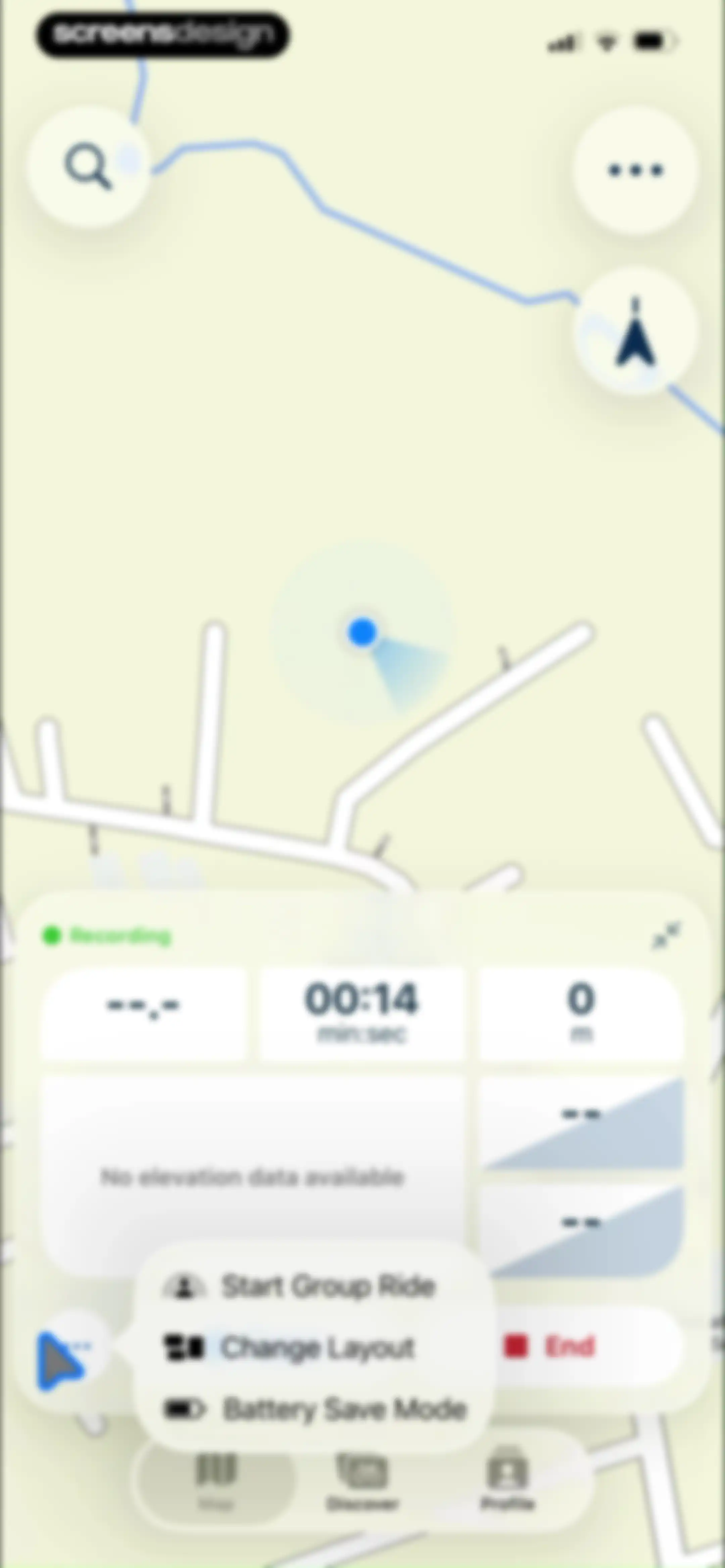 Bikemap: Bicycle Tracker & GPS screen 45