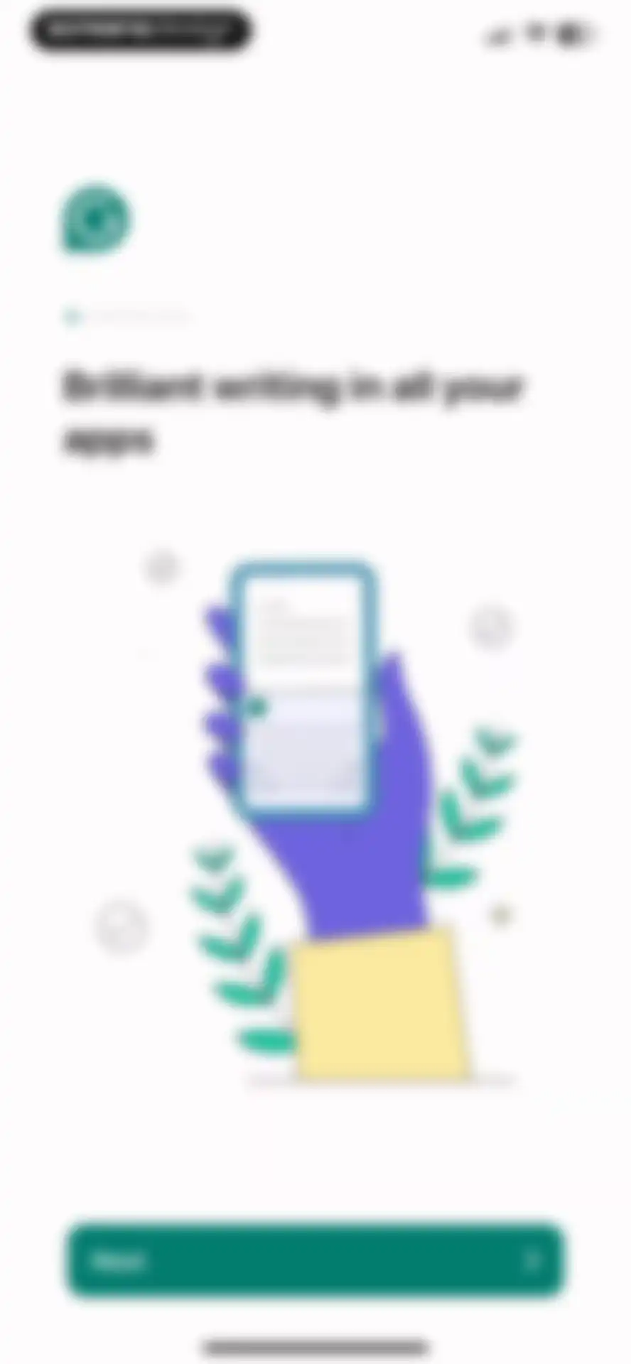 Grammarly: AI Keyboard & Notes screen 2