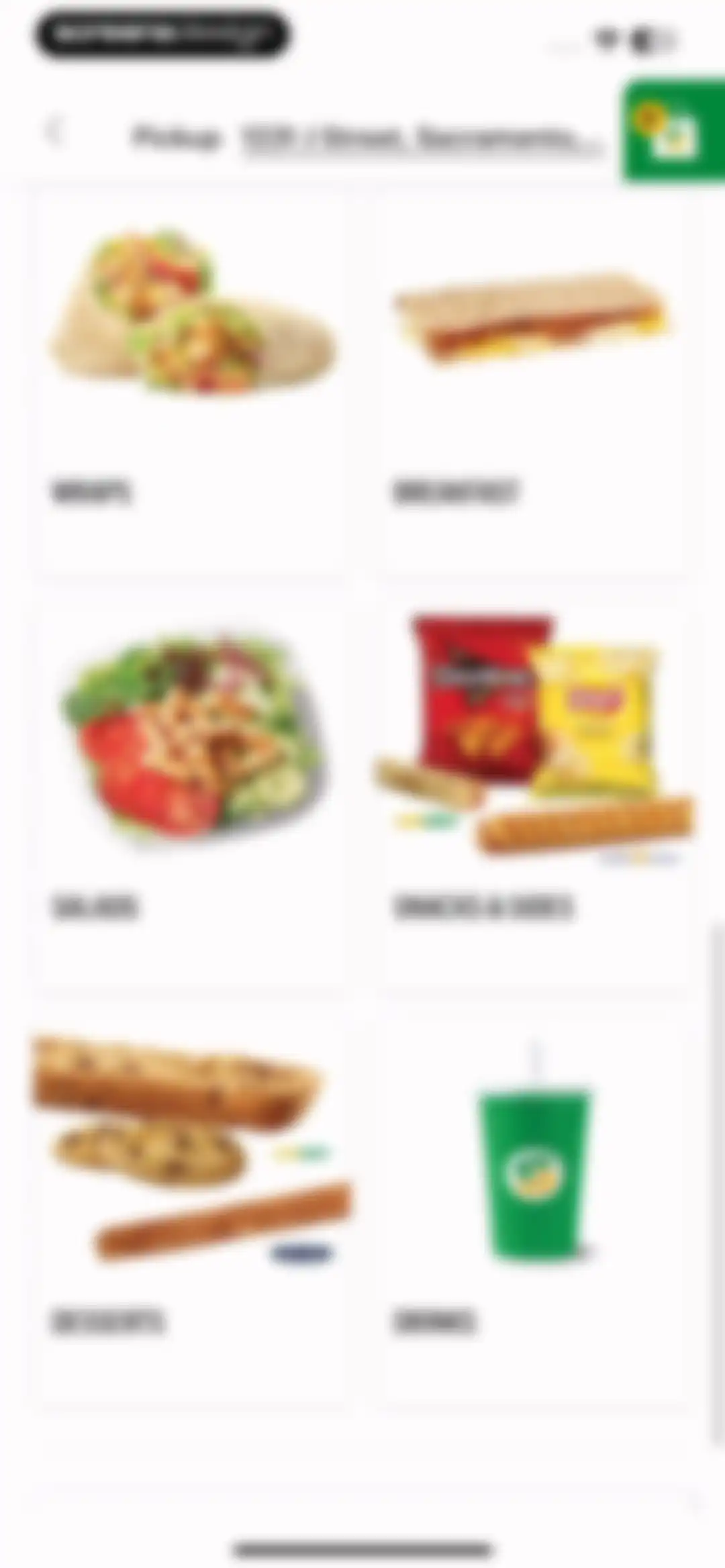Subway® screen 38