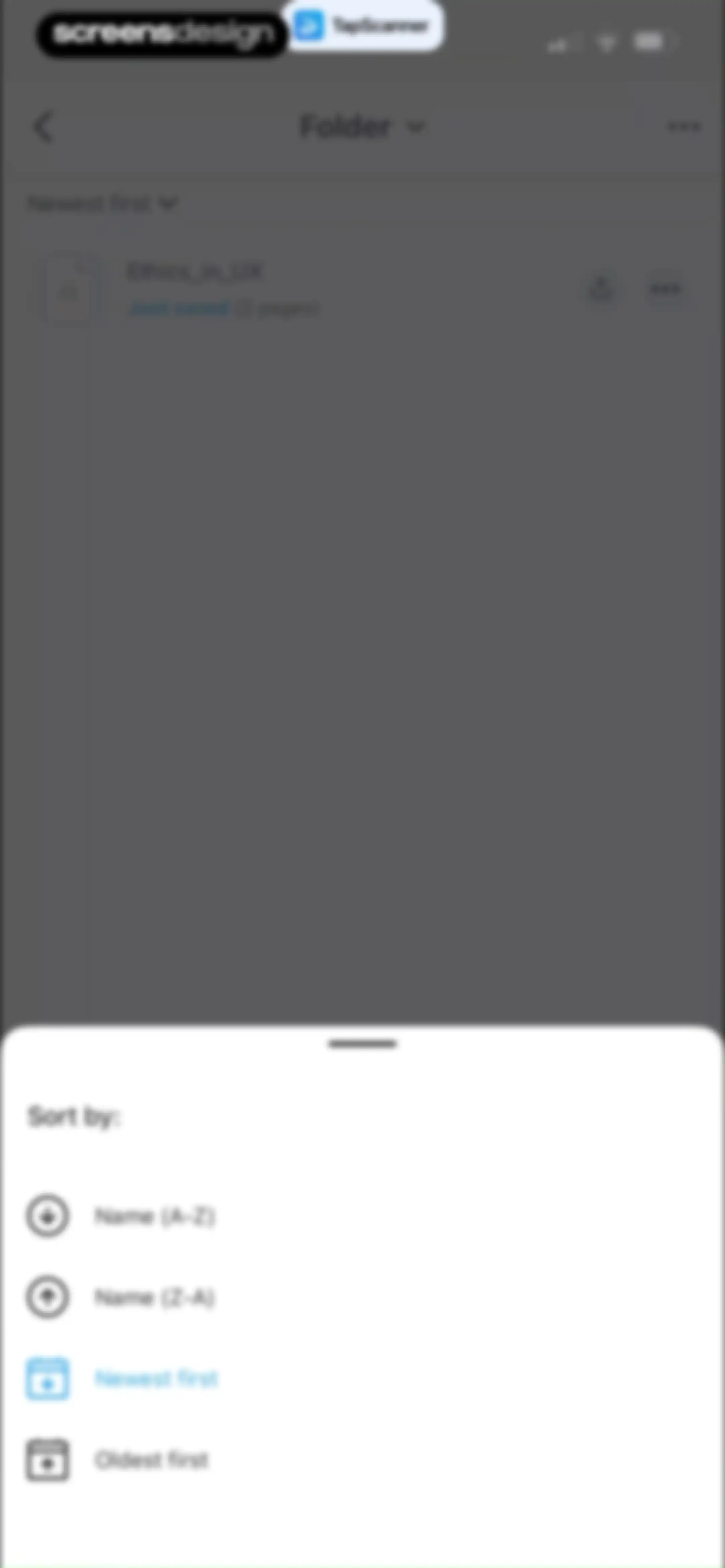 PDF Scanner App: TapScanner screen 88
