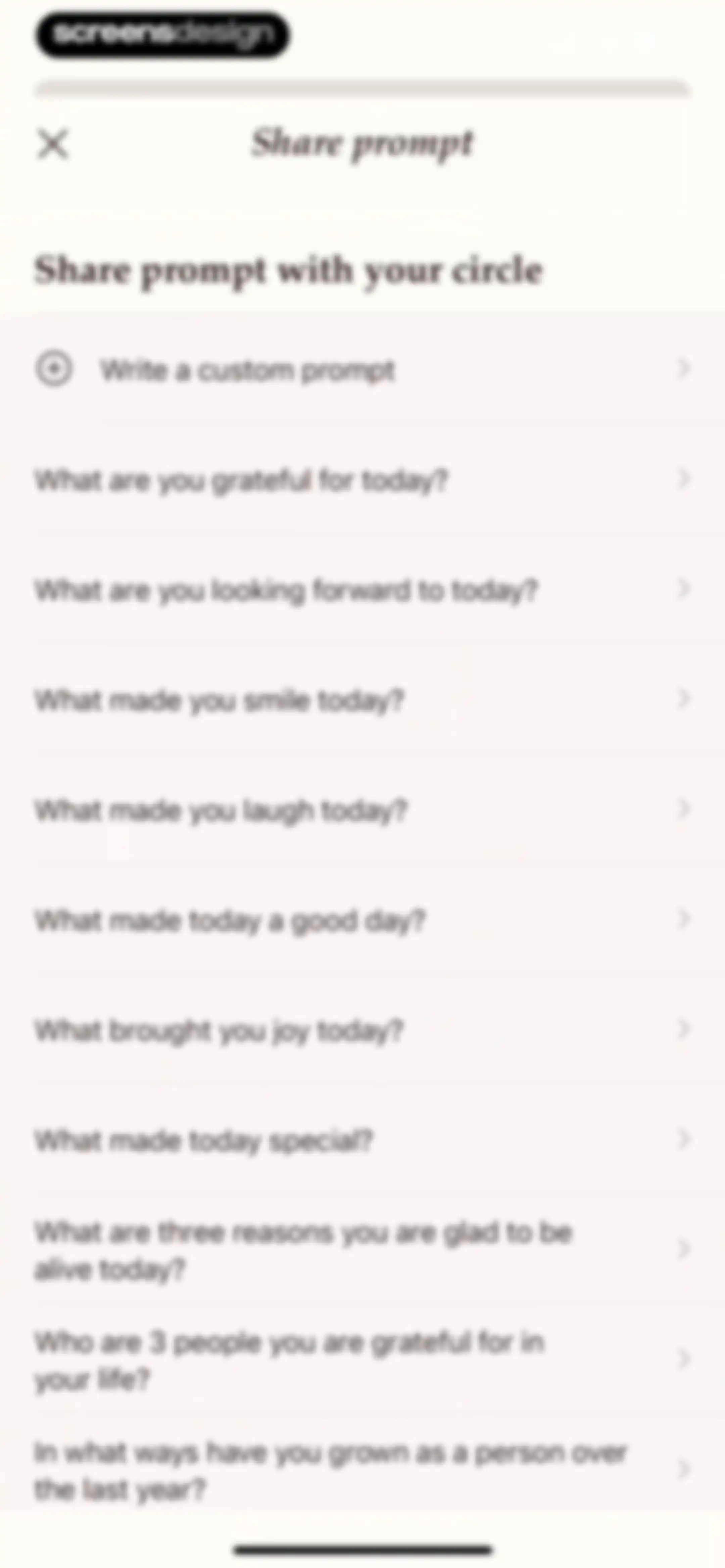 Gratitude Plus – Journal screen 127
