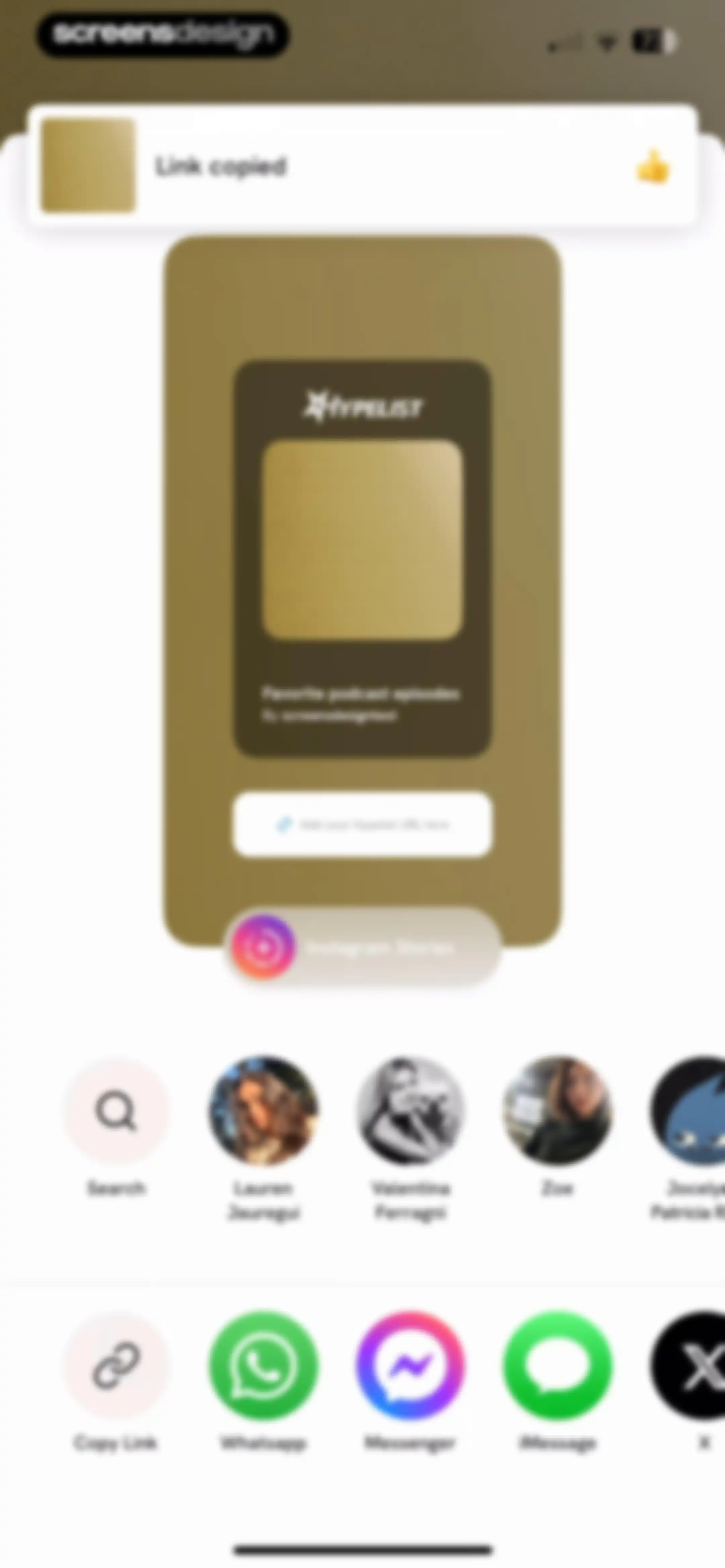 Hypelist: Create & Share Lists screen 111