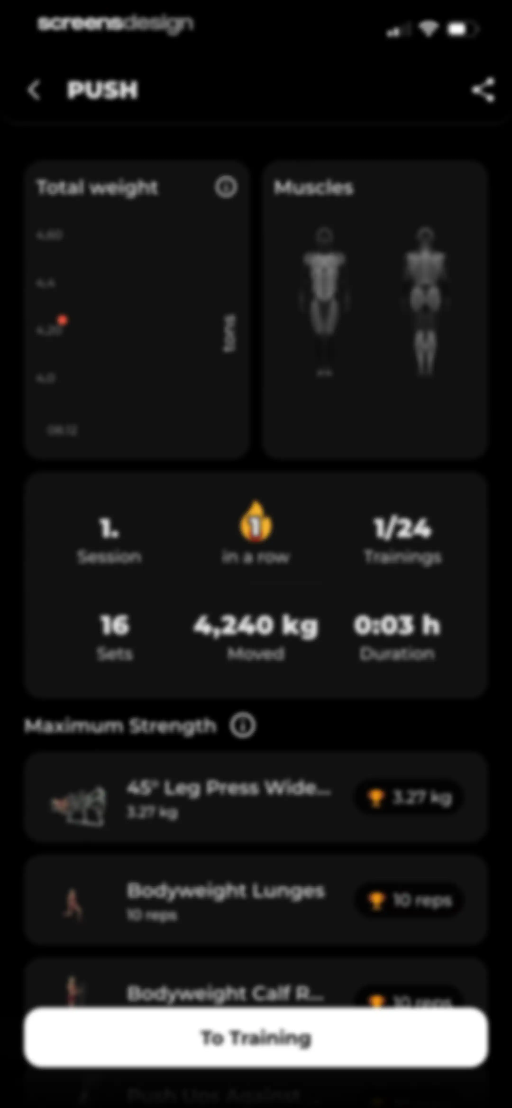 MCI - Personal Training AI screen 118