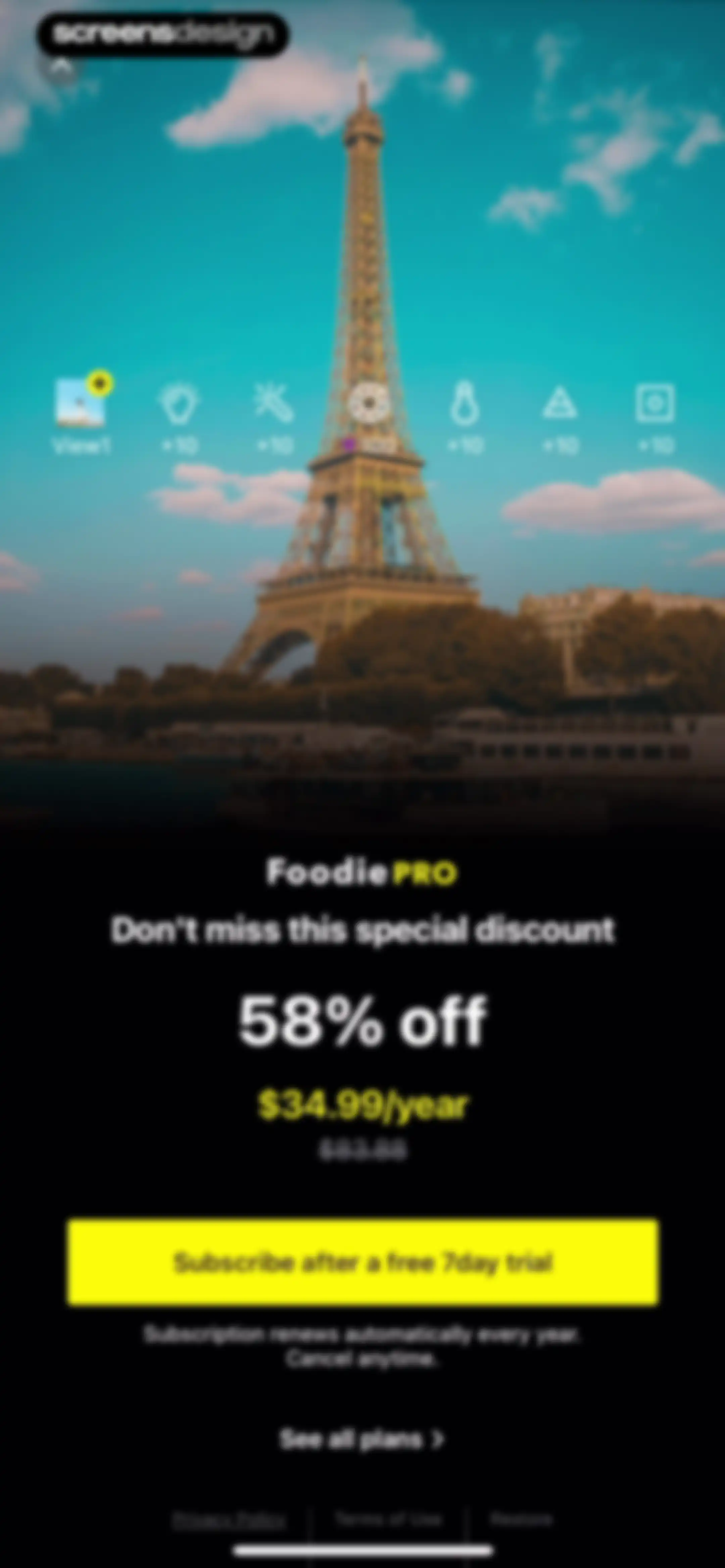 Foodie - Filter & Film Camera screen 10