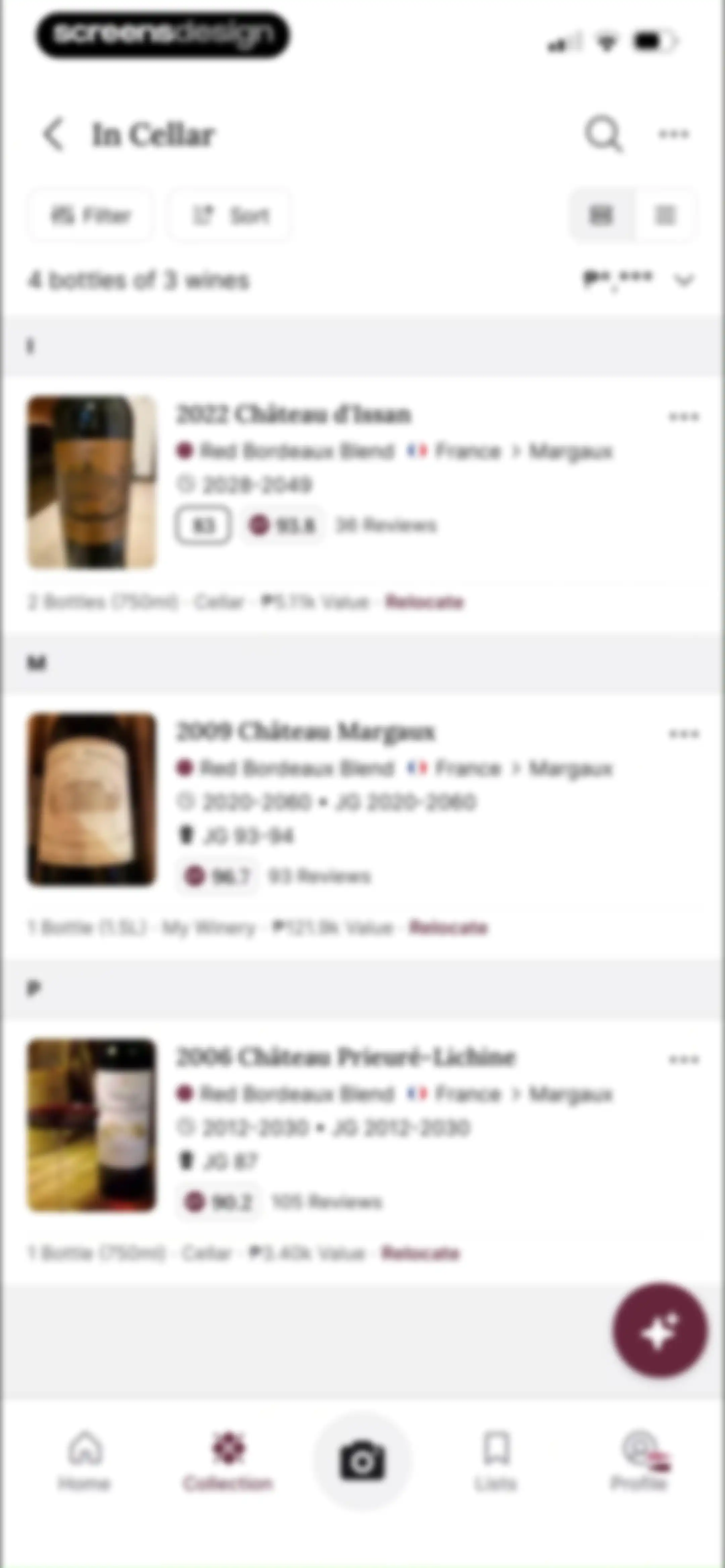 CellarTracker: #1 Wine Tracker screen 100