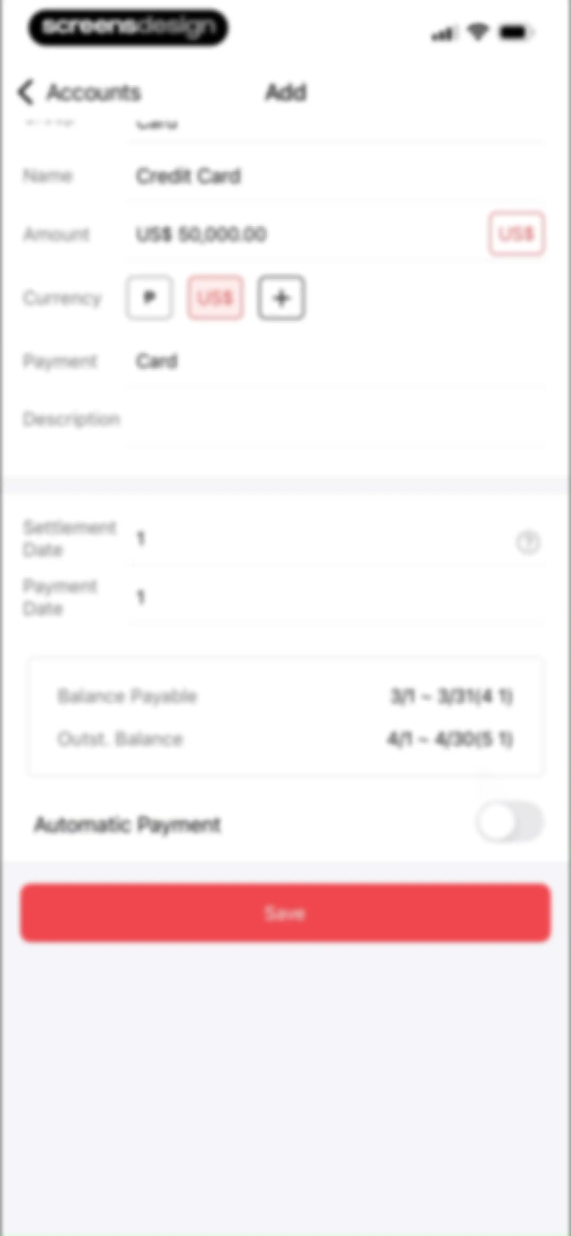 Money Manager Expense & Budget screen 66