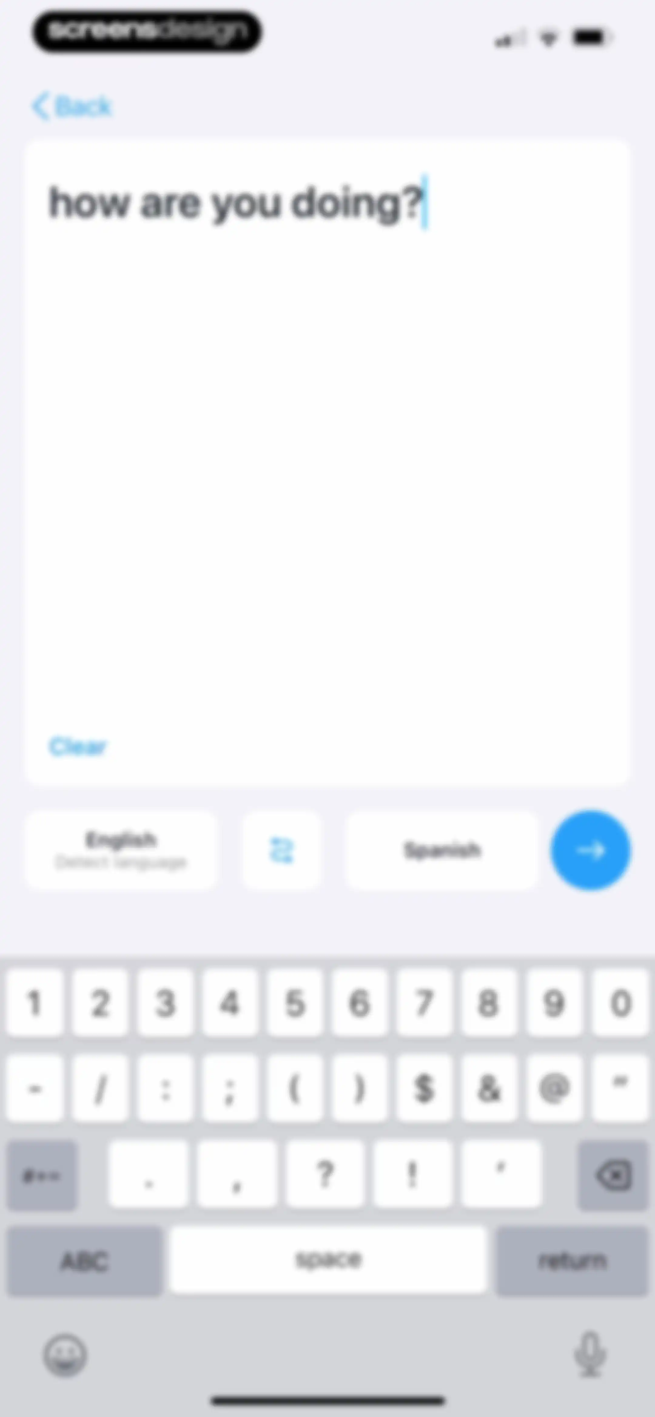iTranslate Translator screen 31