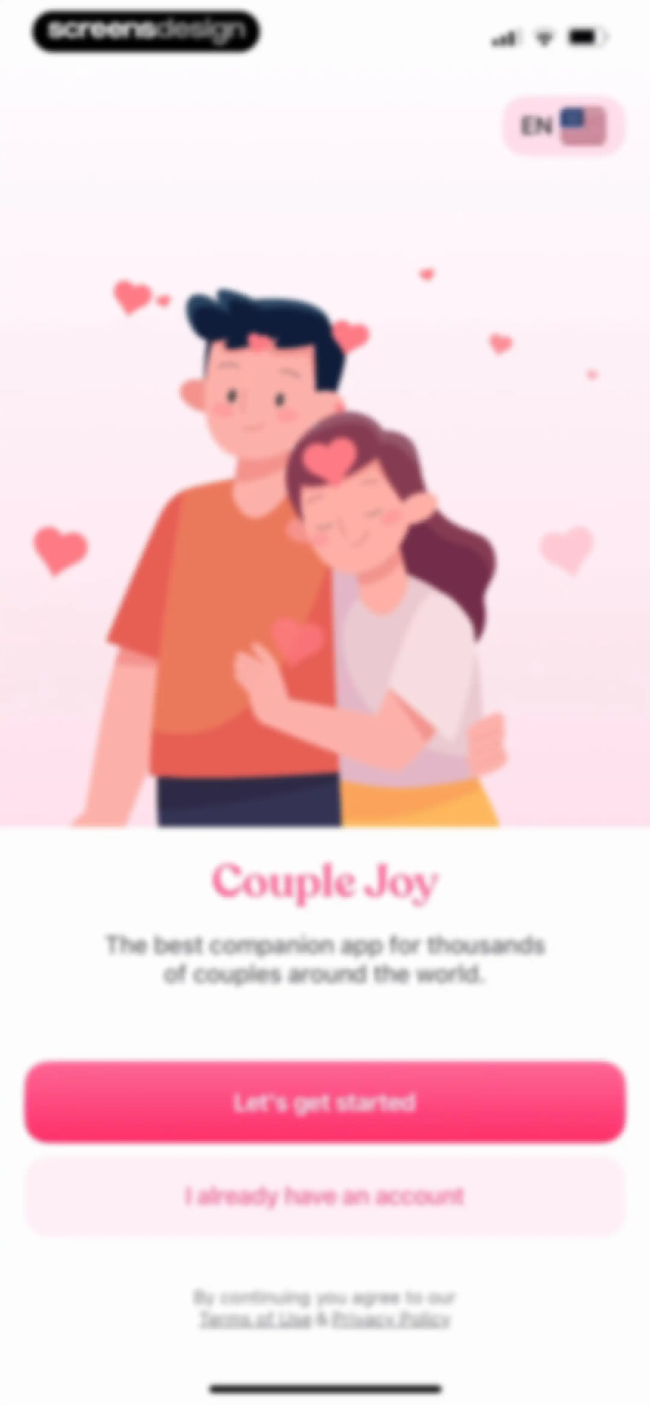 Couple Joy - Relationship App screen 1