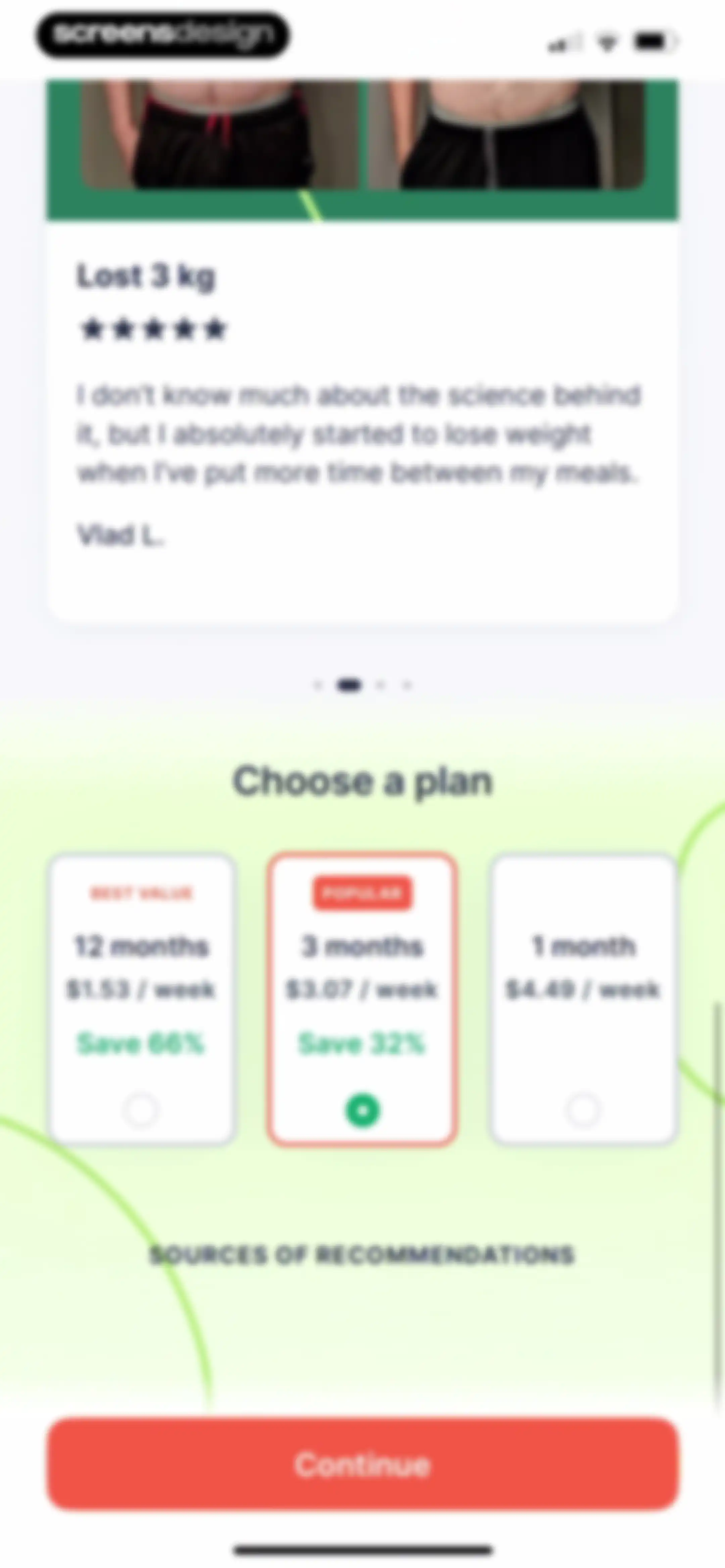 Kompanion: Weight Loss Plan screen 74