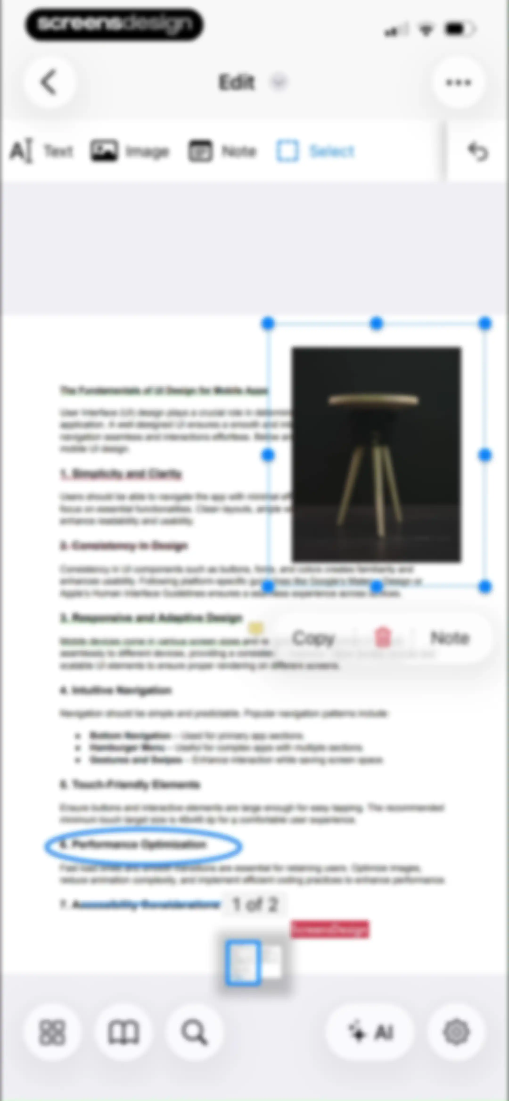 PDF Editor ® screen 73