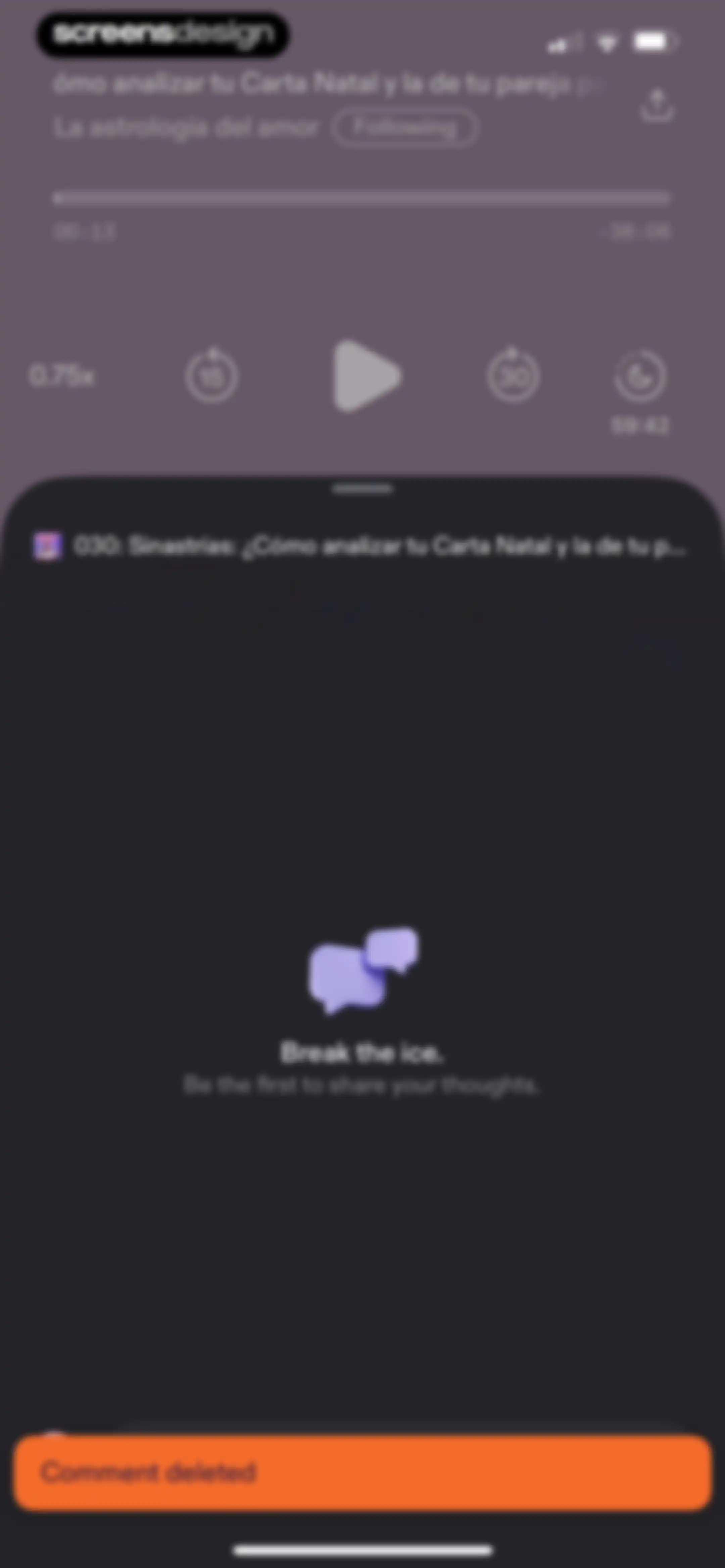 Podimo: Podcasts & audiobooks screen 63