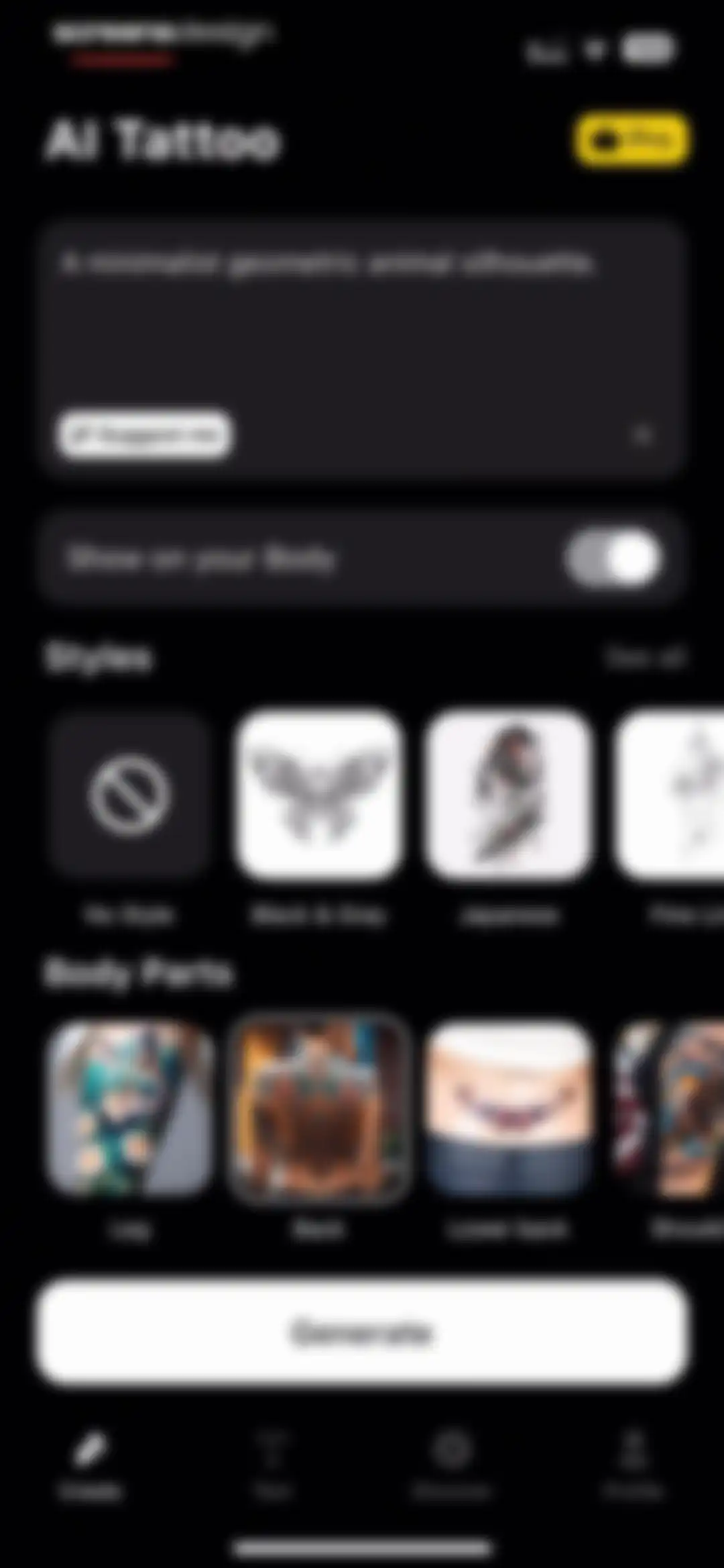 AI Tattoo Generator Maker screen 9
