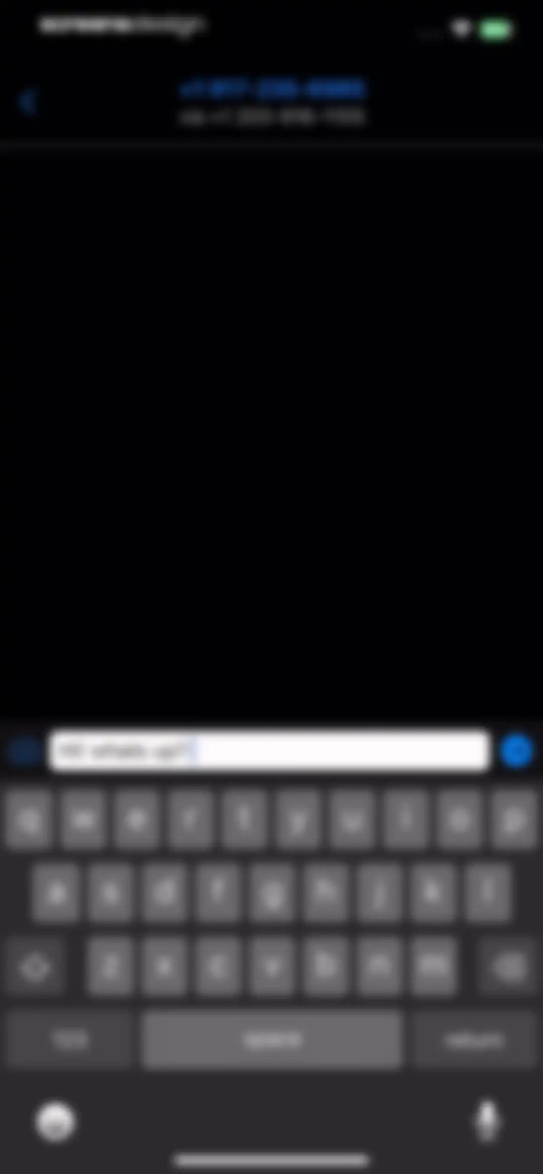 Second Phone Number' screen 25