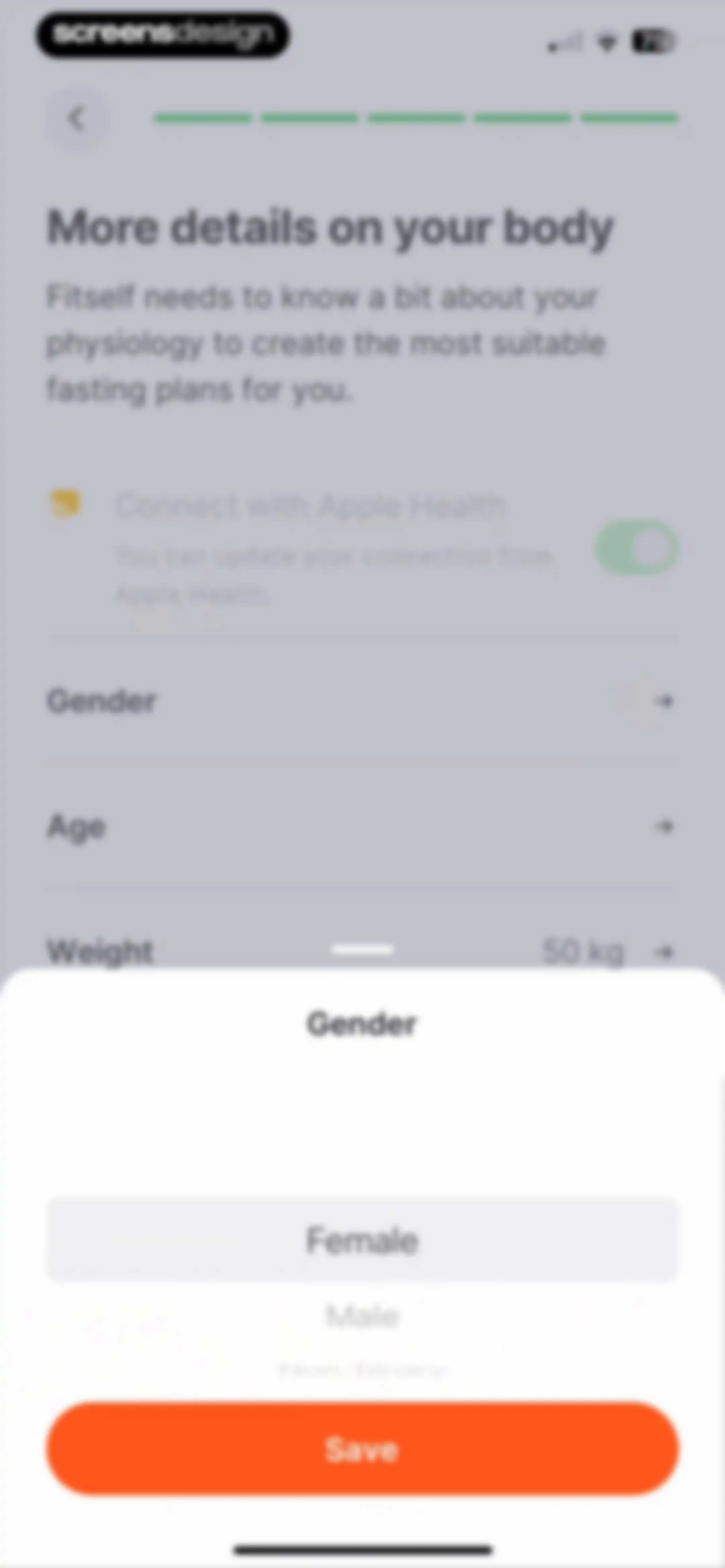 Fitself: Fitness and Fasting screen 29