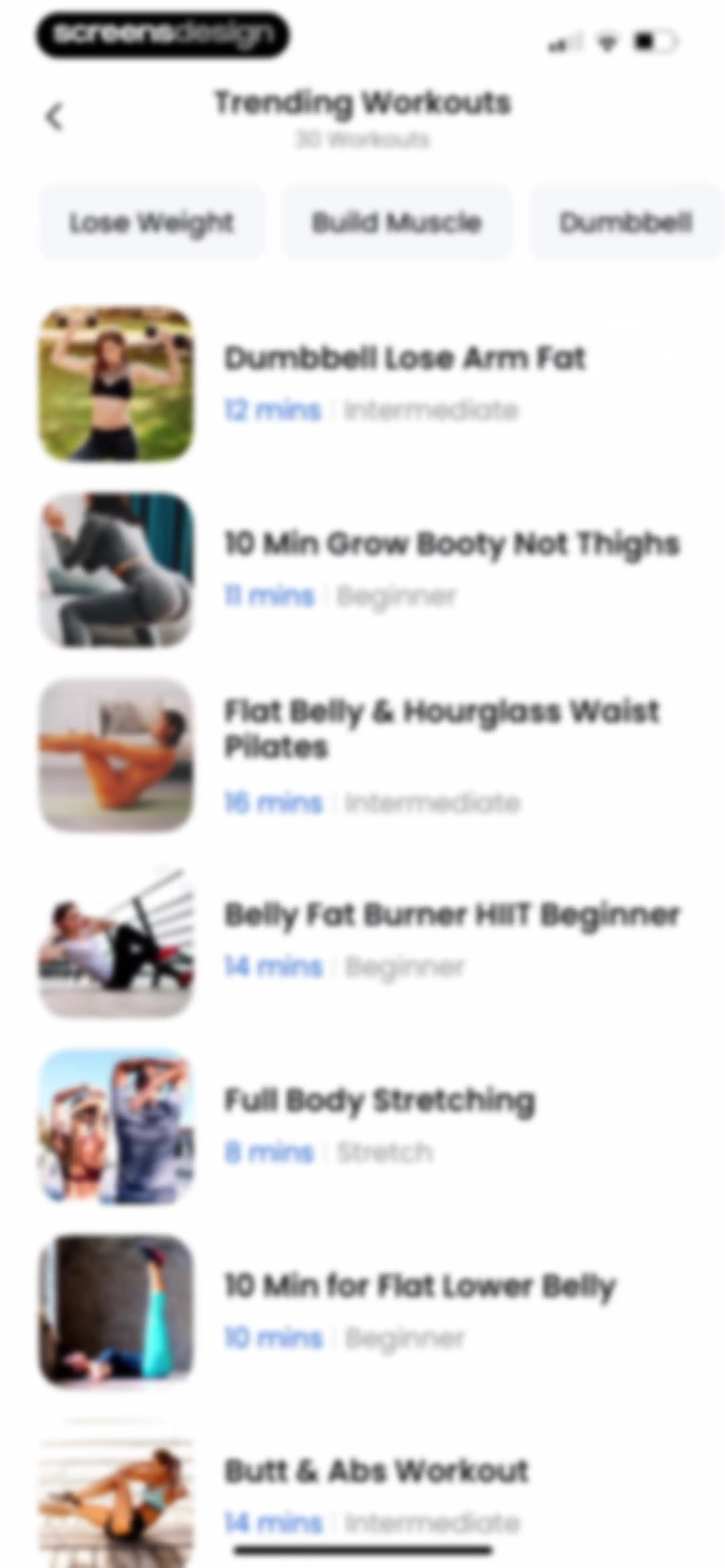 Home Workout - No Equipments screen 212