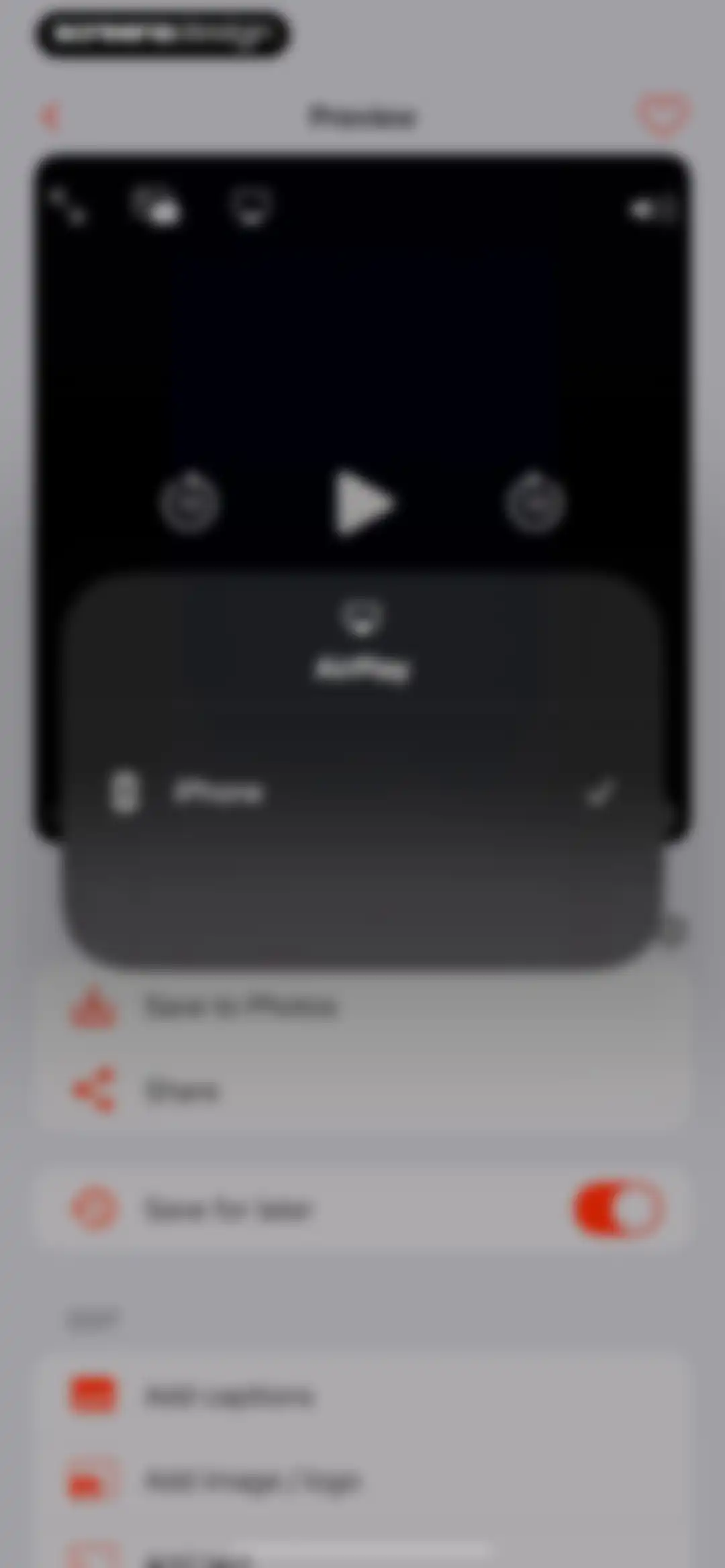 Teleprompter for Video screen 41