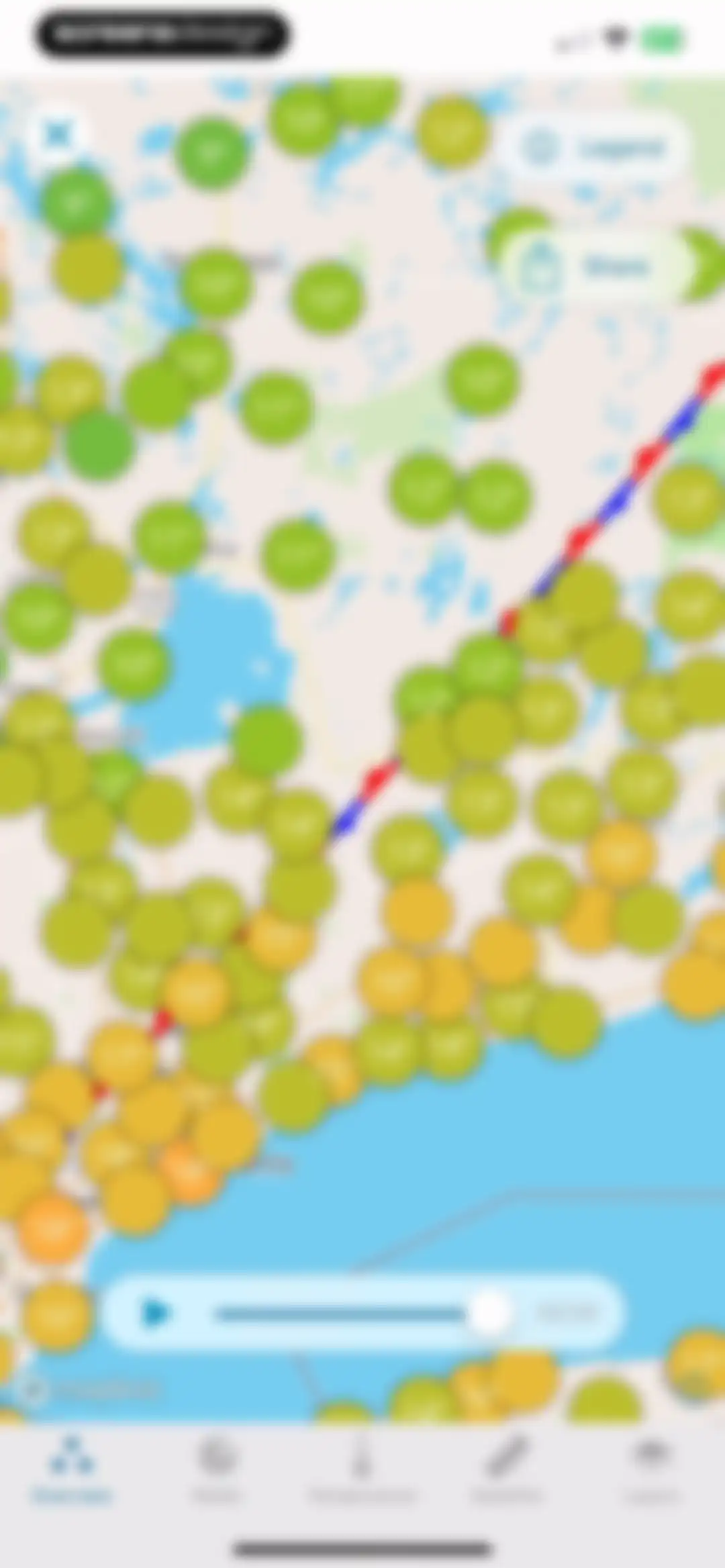 Weather Underground: Local Map screen 18