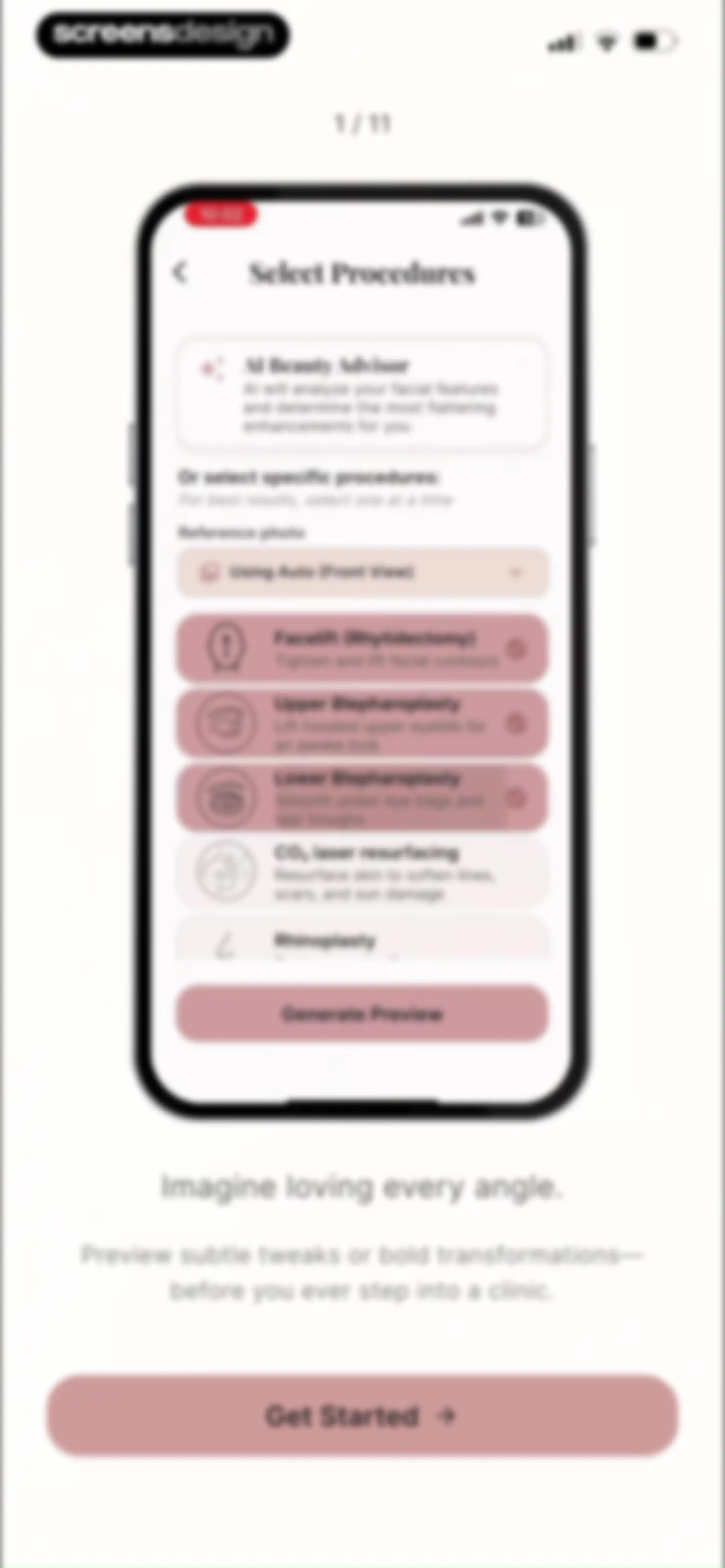 Refina: AI Plastic Surgery screen 3