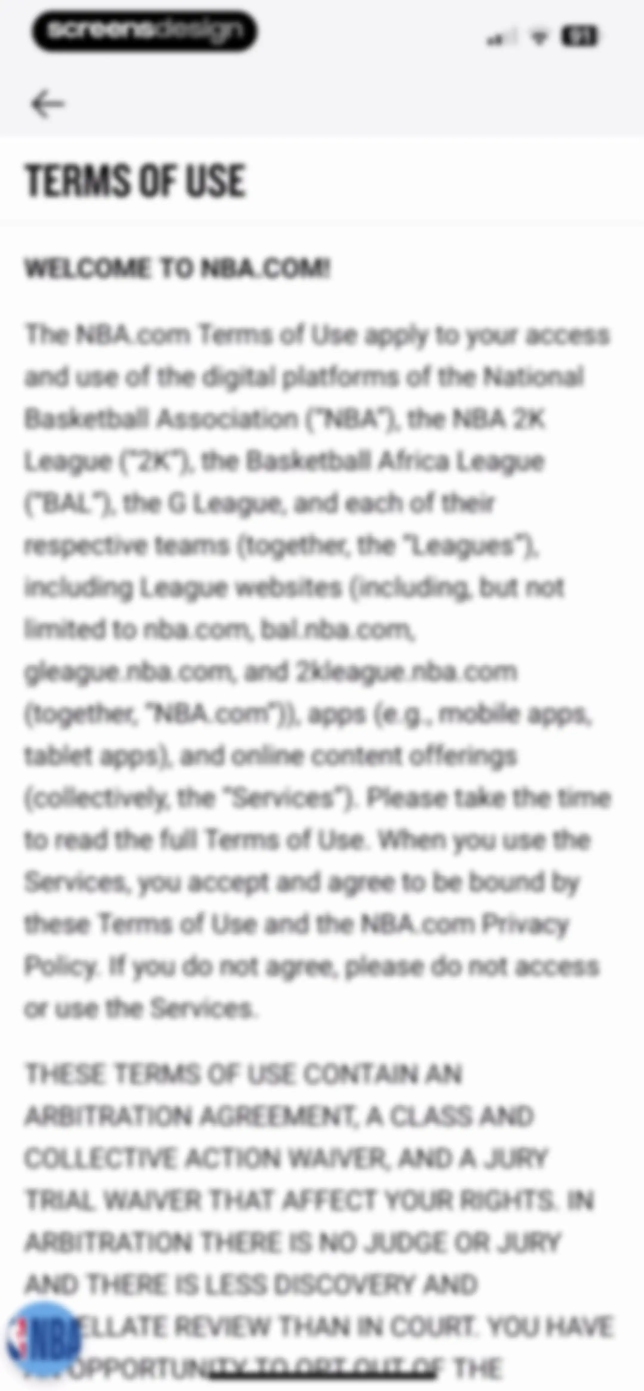 NBA: Live Games & Scores screen 116
