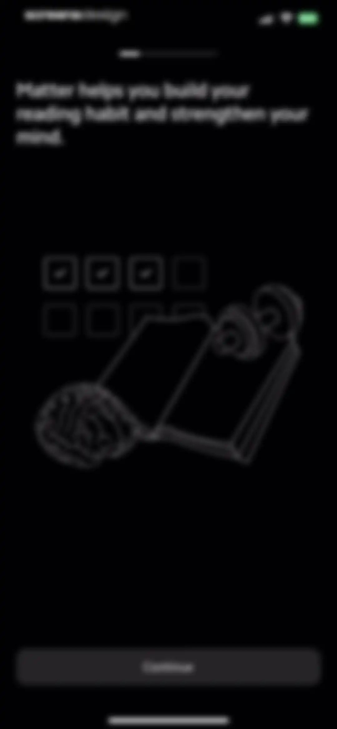 Matter: Reading App screen 5