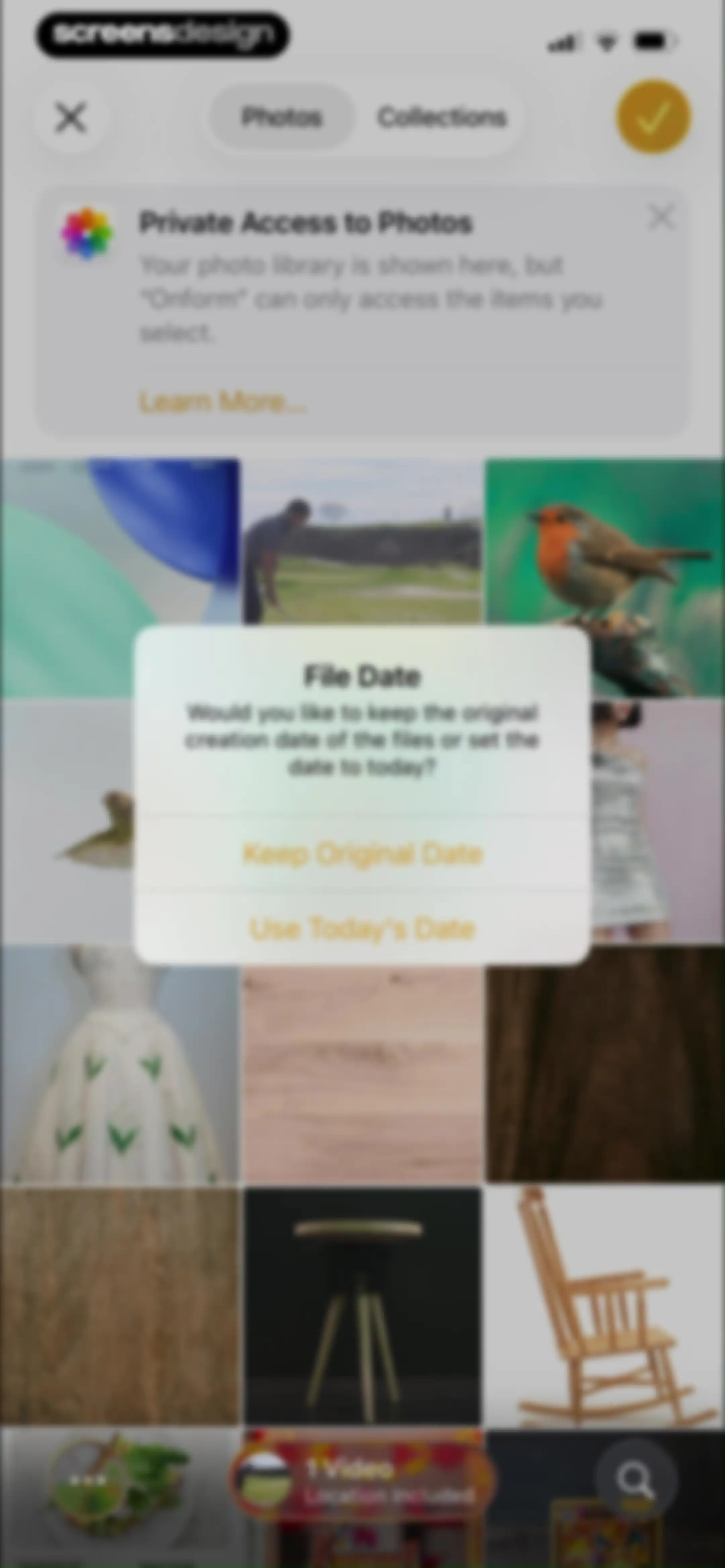 Onform: Video Analysis App screen 79