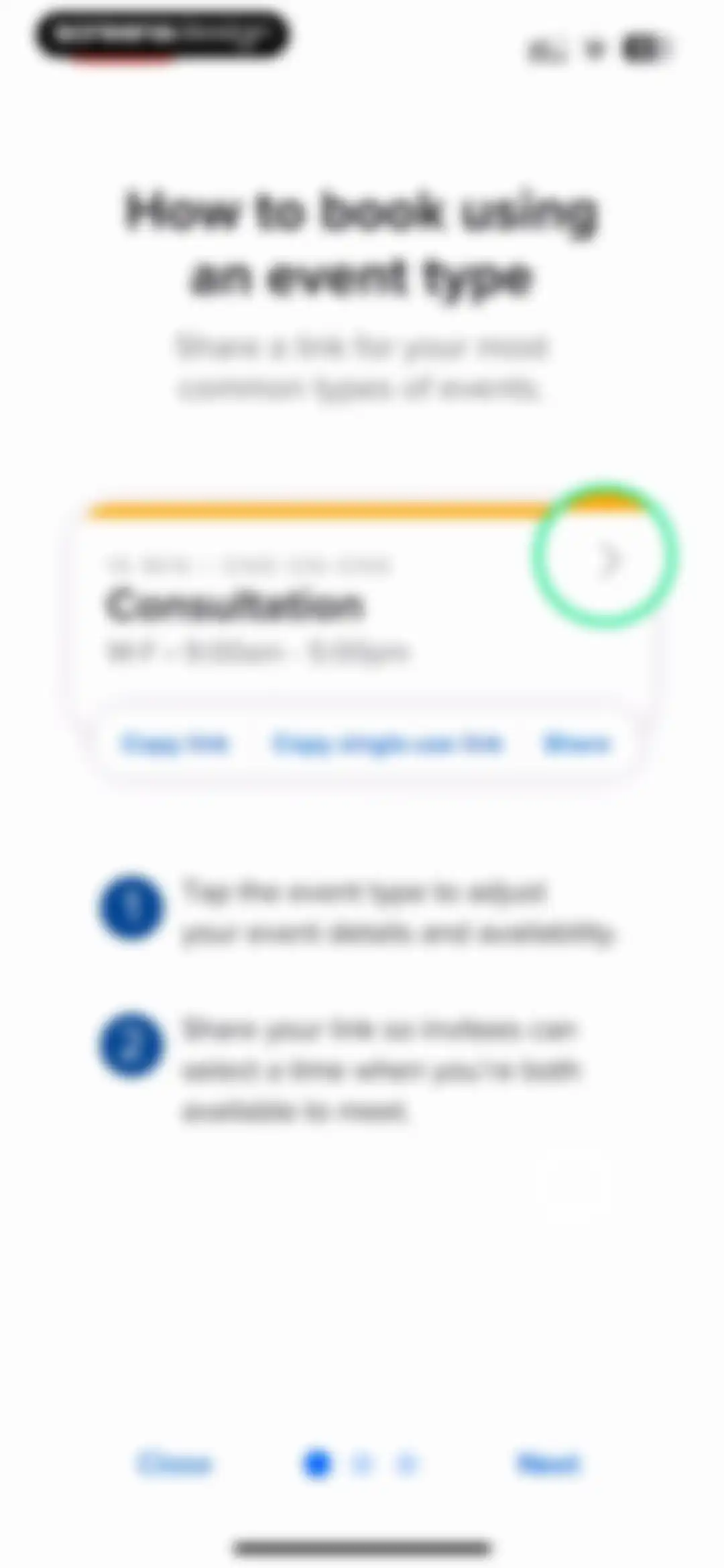 Calendly Mobile screen 21