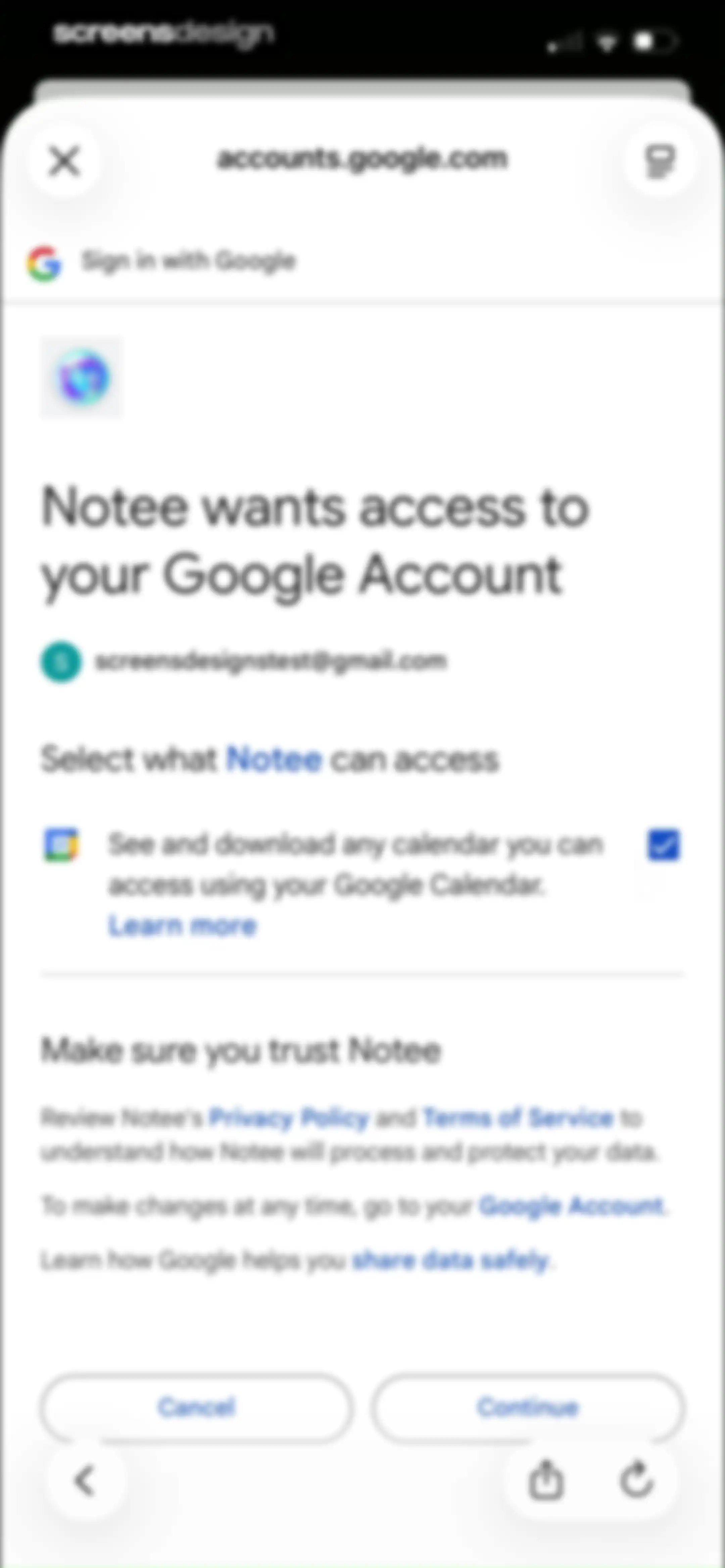 Notee: AI Note Taker screen 95