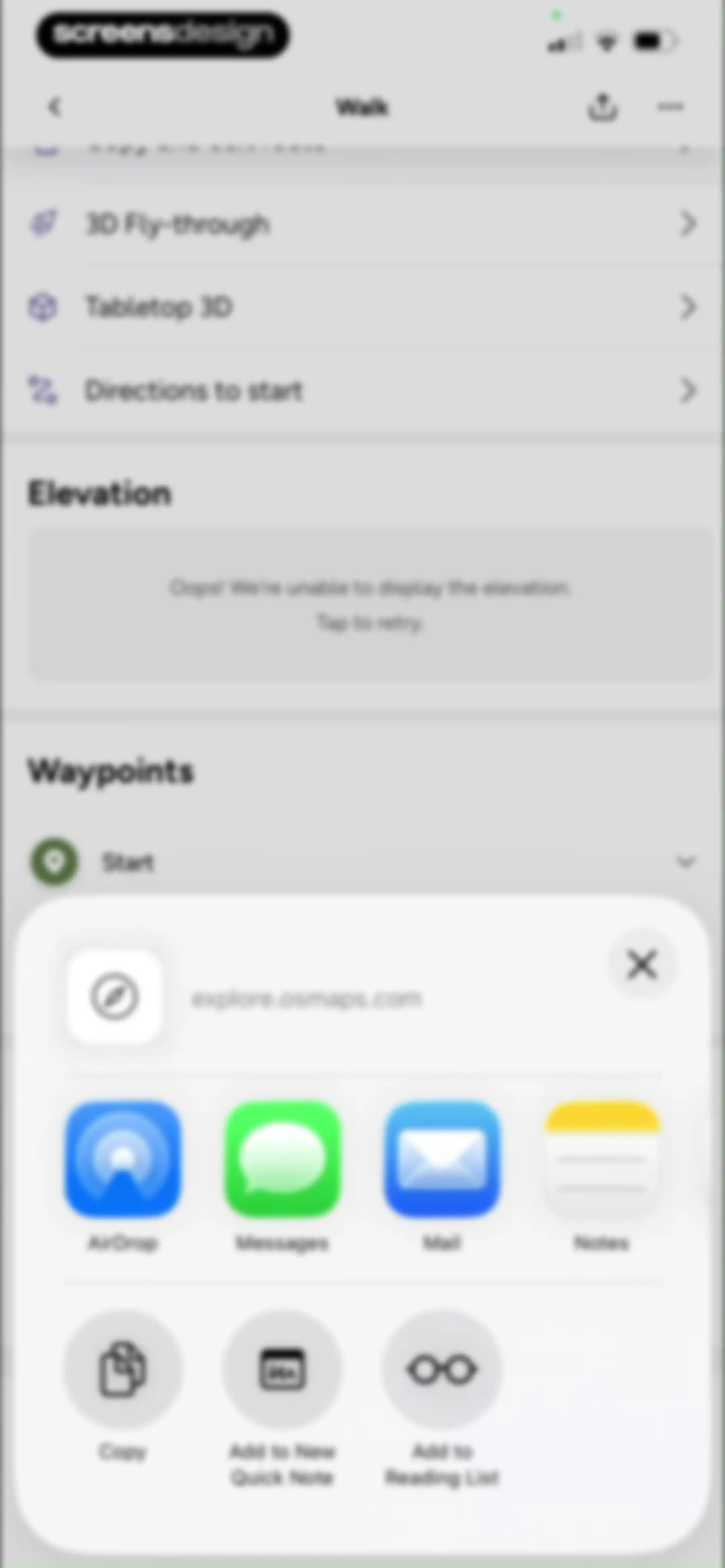 OS Maps: Walk, Hike, Run, Bike screen 97