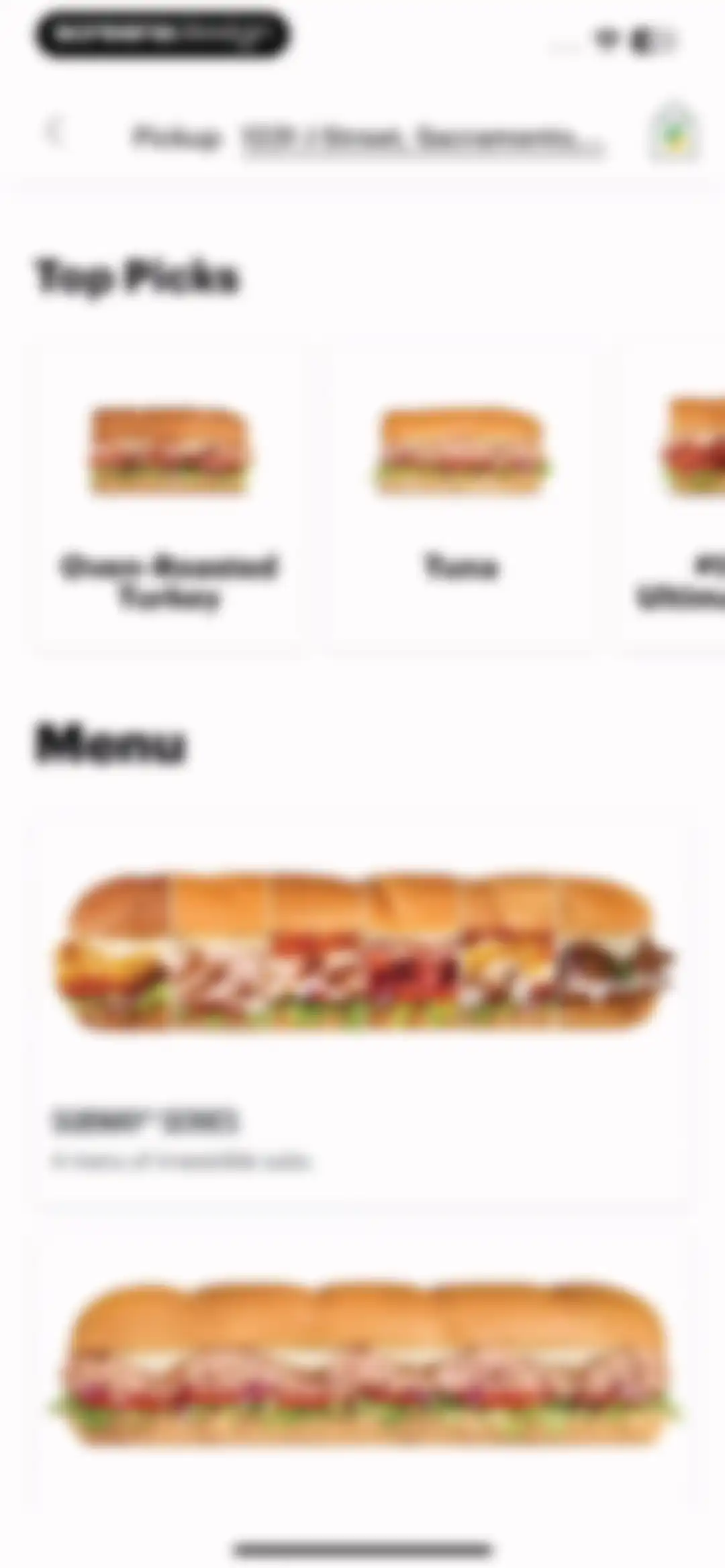 Subway® screen 21