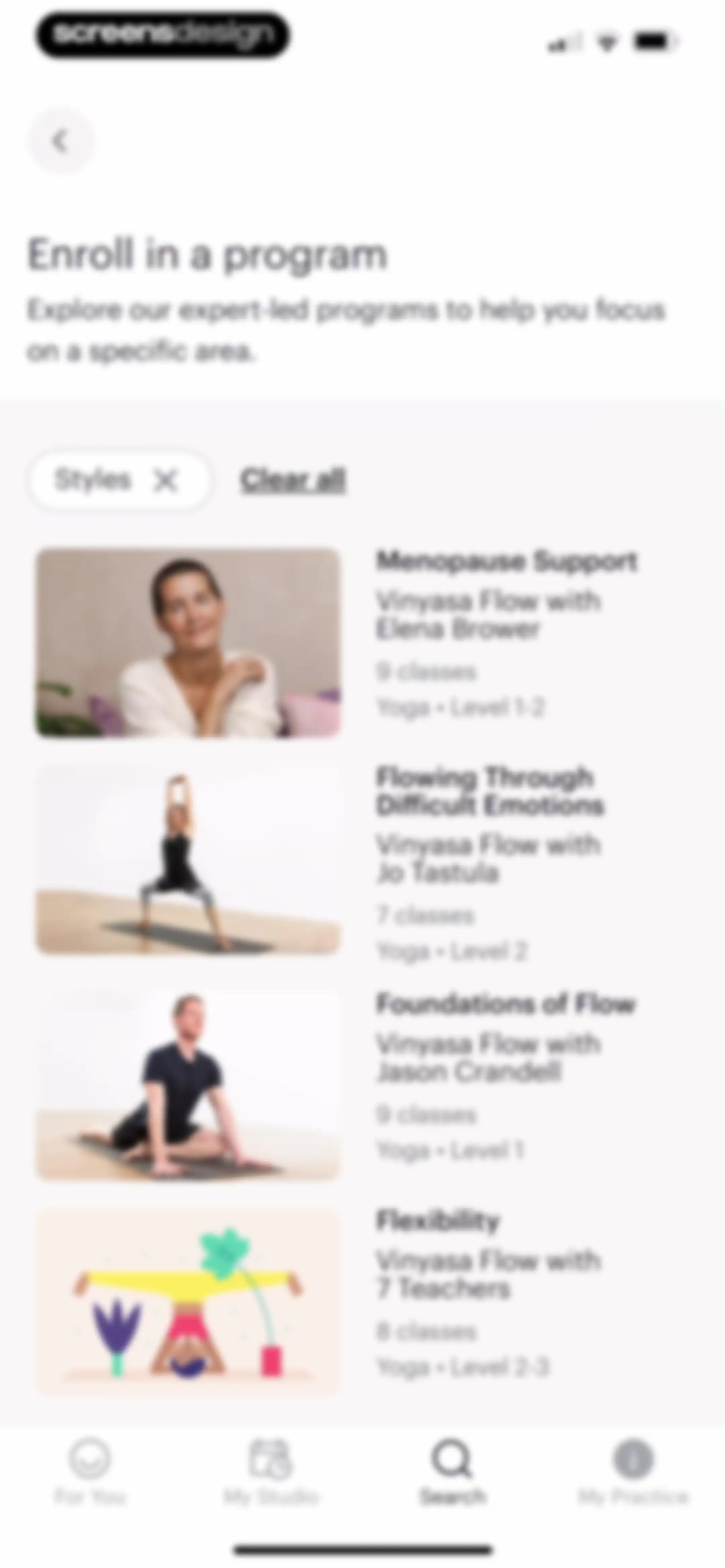 Glo | Yoga and Meditation App screen 76