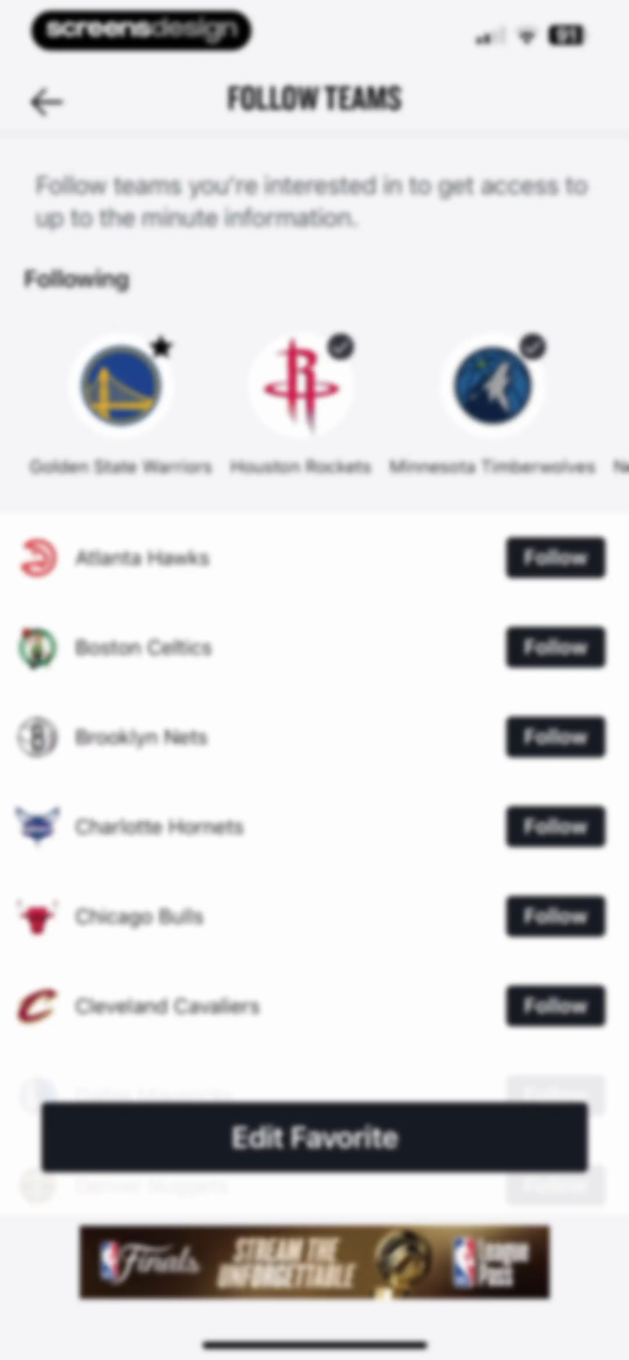 NBA: Live Games & Scores screen 105
