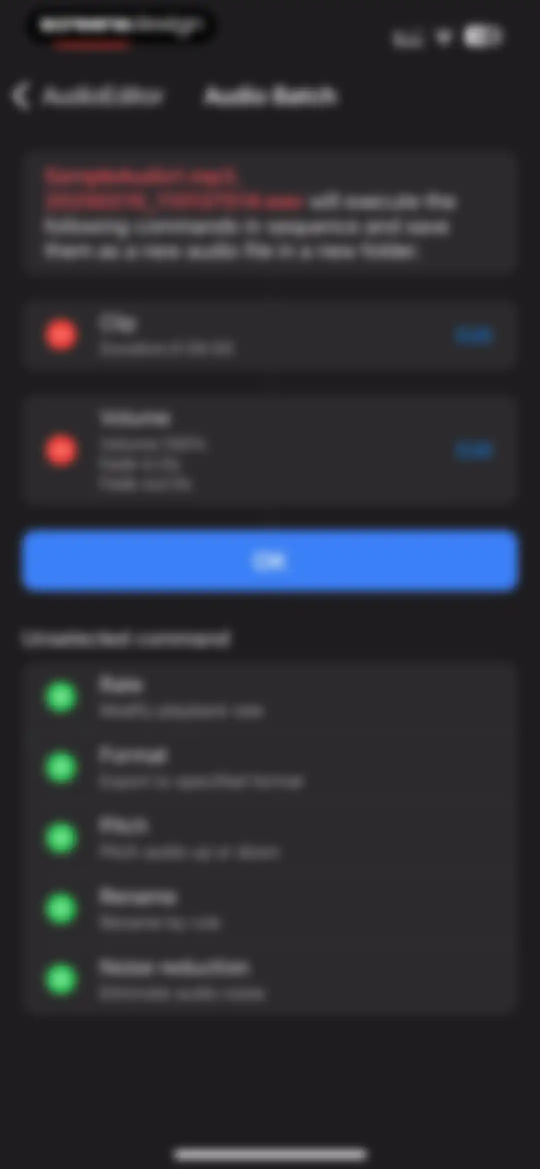Audio Editor - Music editor screen 43
