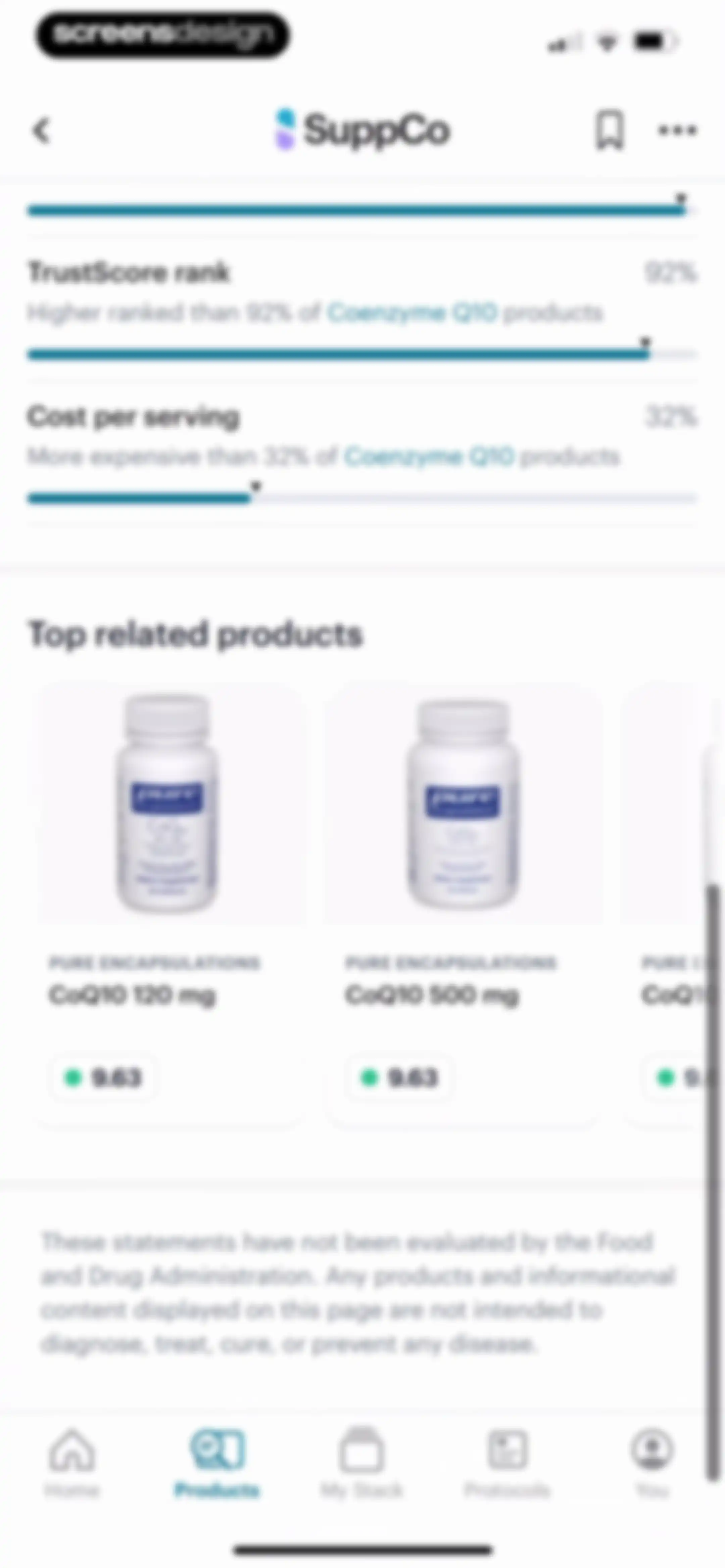 SuppCo: Supplement Scanner screen 61