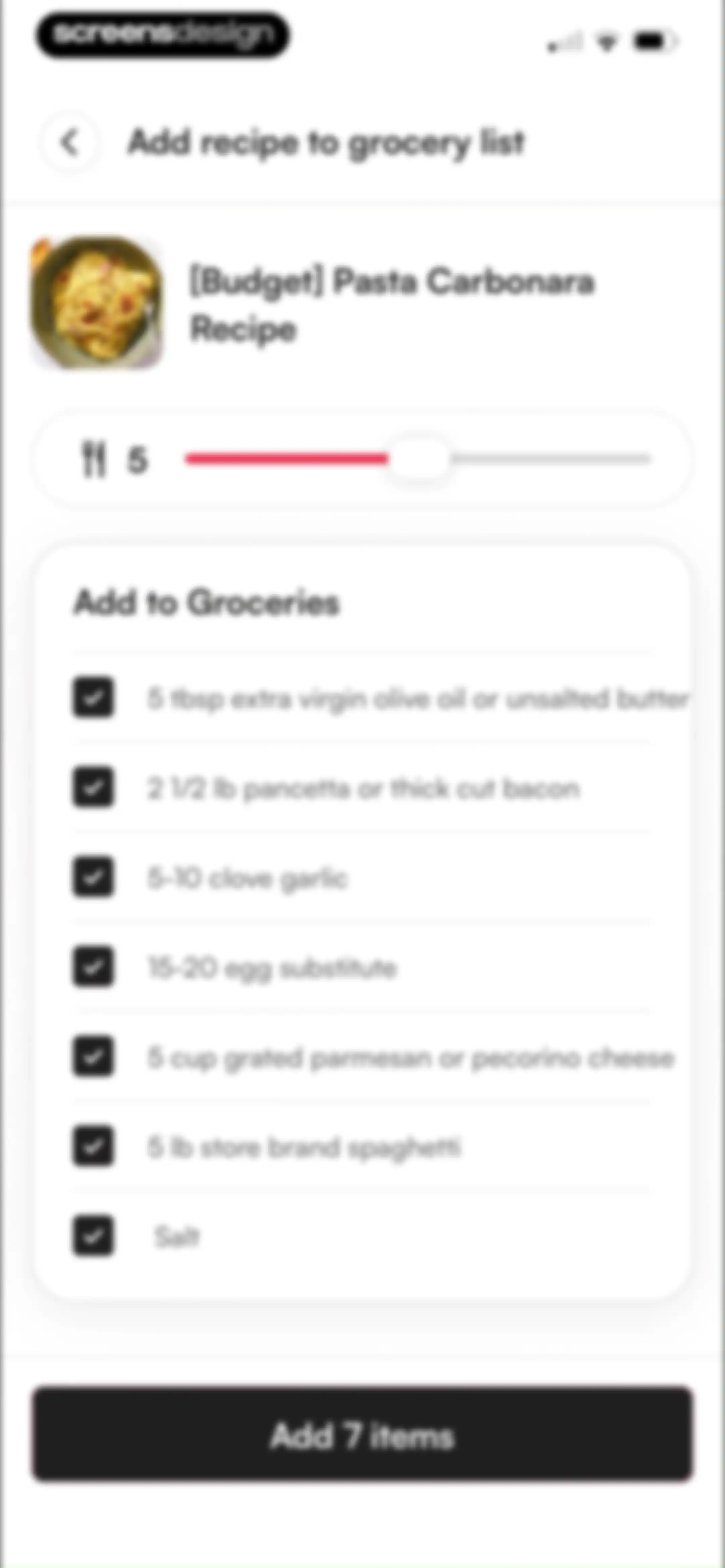 Osta: Save & Share Recipes screen 98