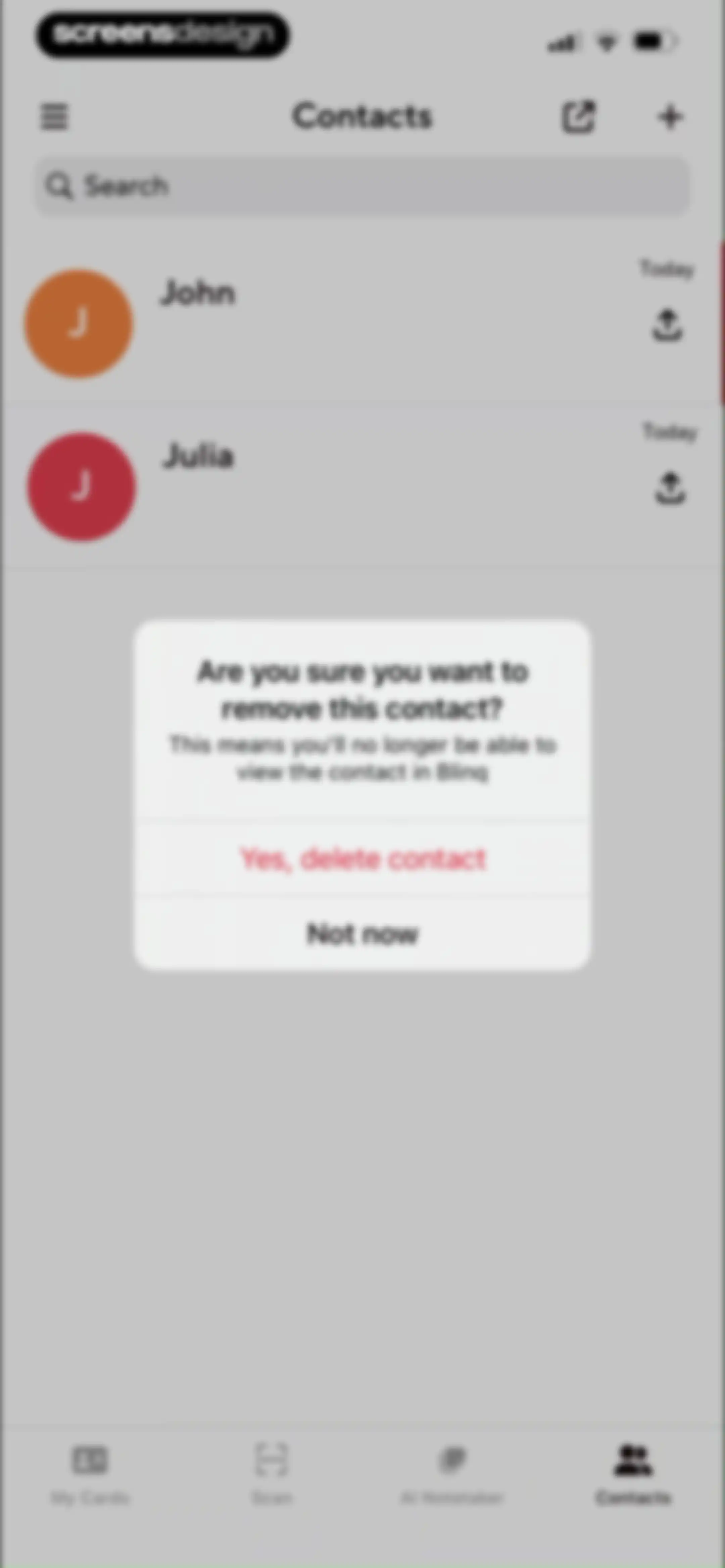 Blinq: Digital Business Card screen 102