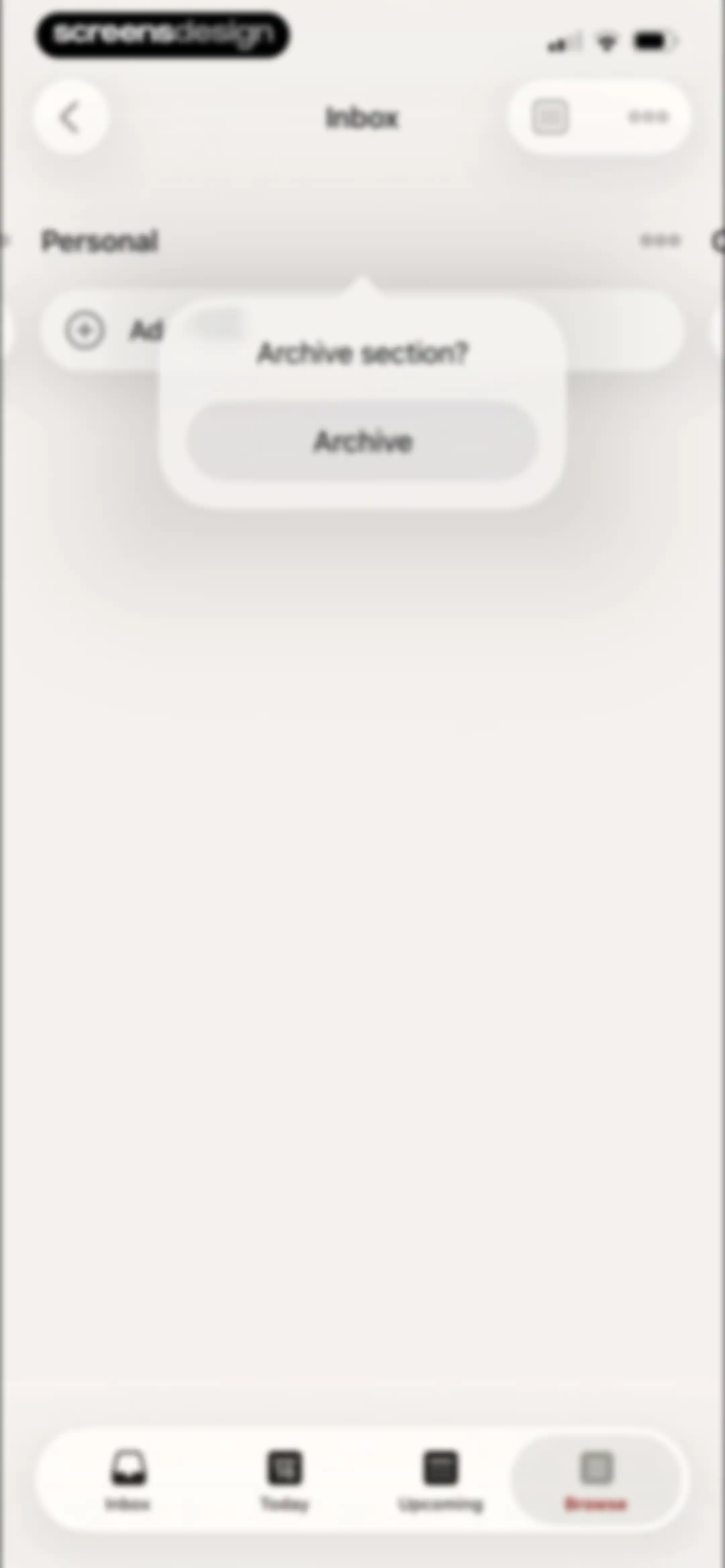 Todoist: To Do List & Calendar screen 96