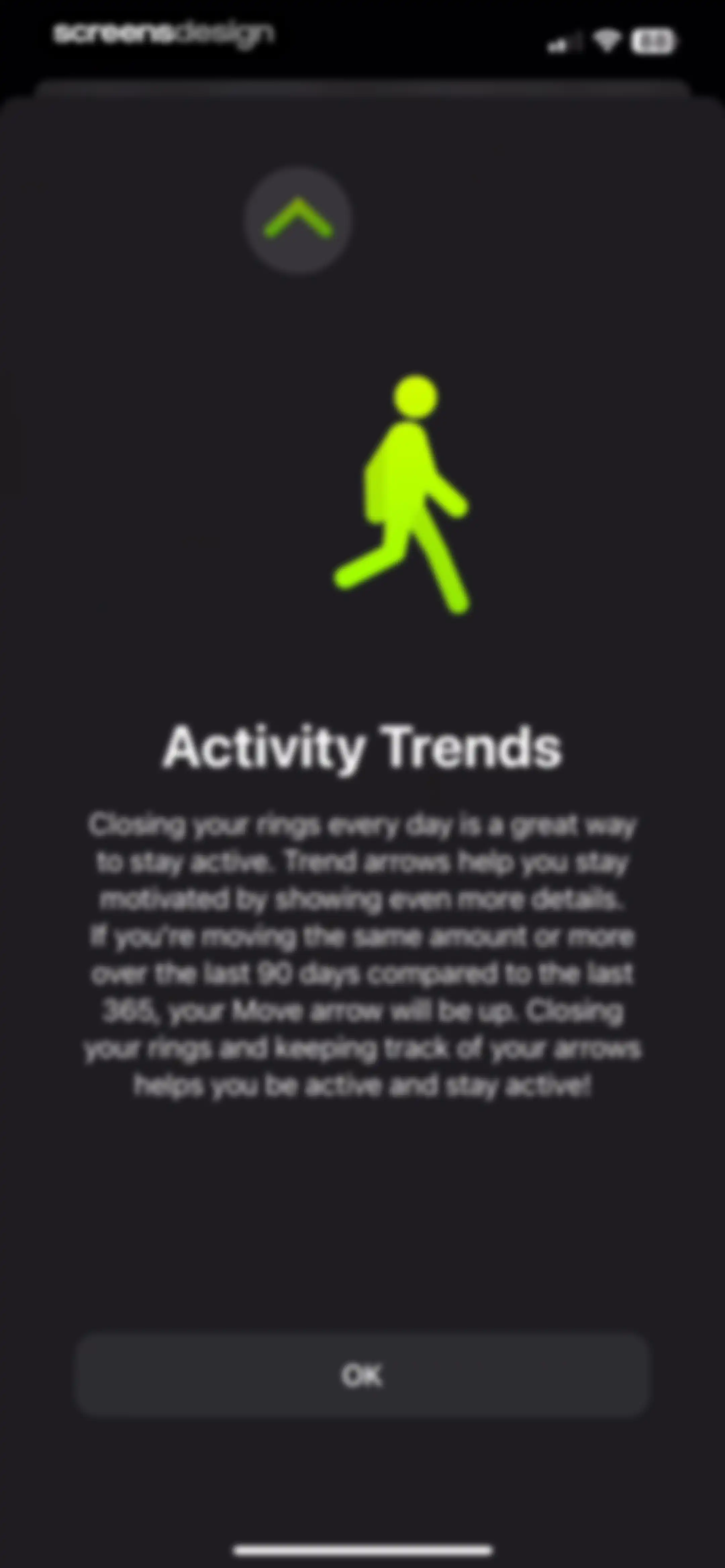 Apple Fitness screen 62