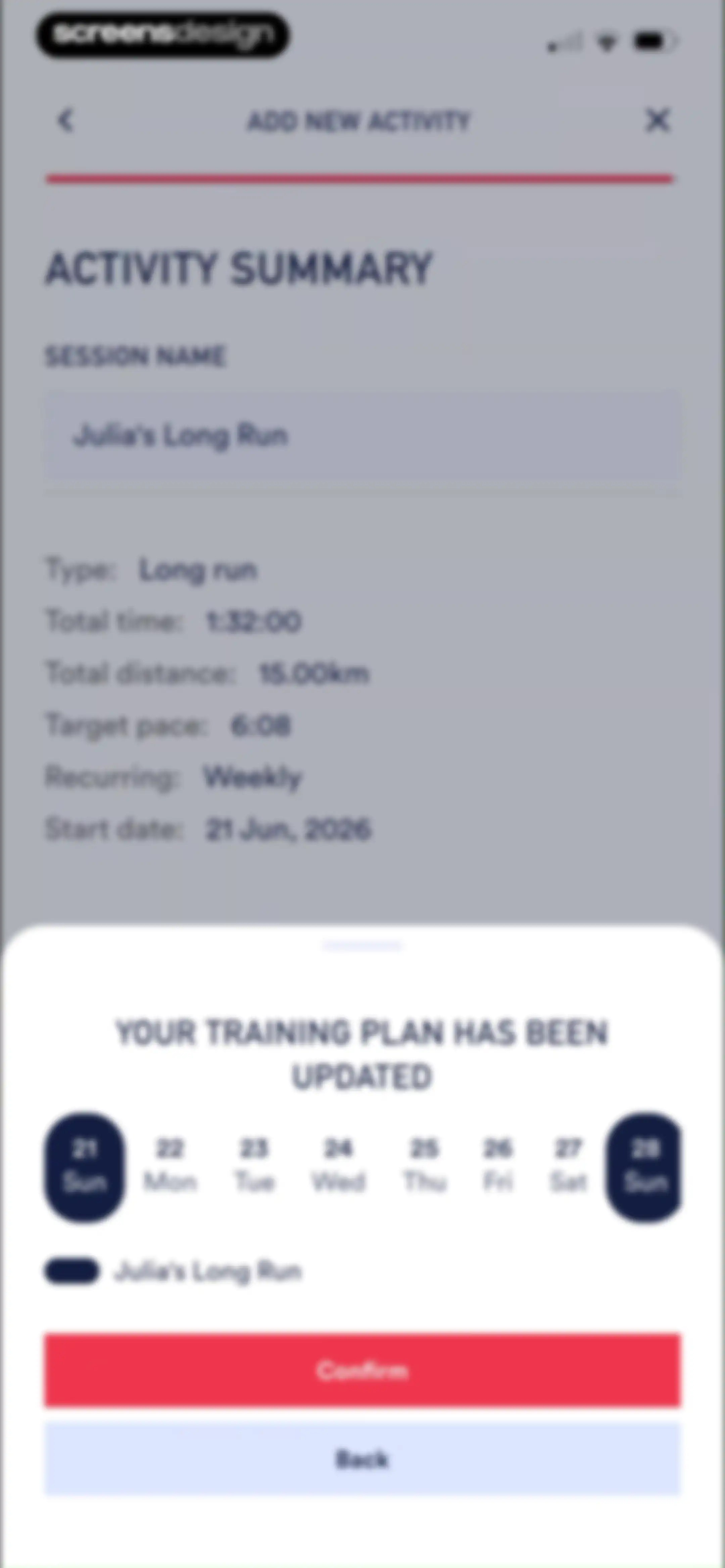 Coopah: The Run Coaching App screen 120